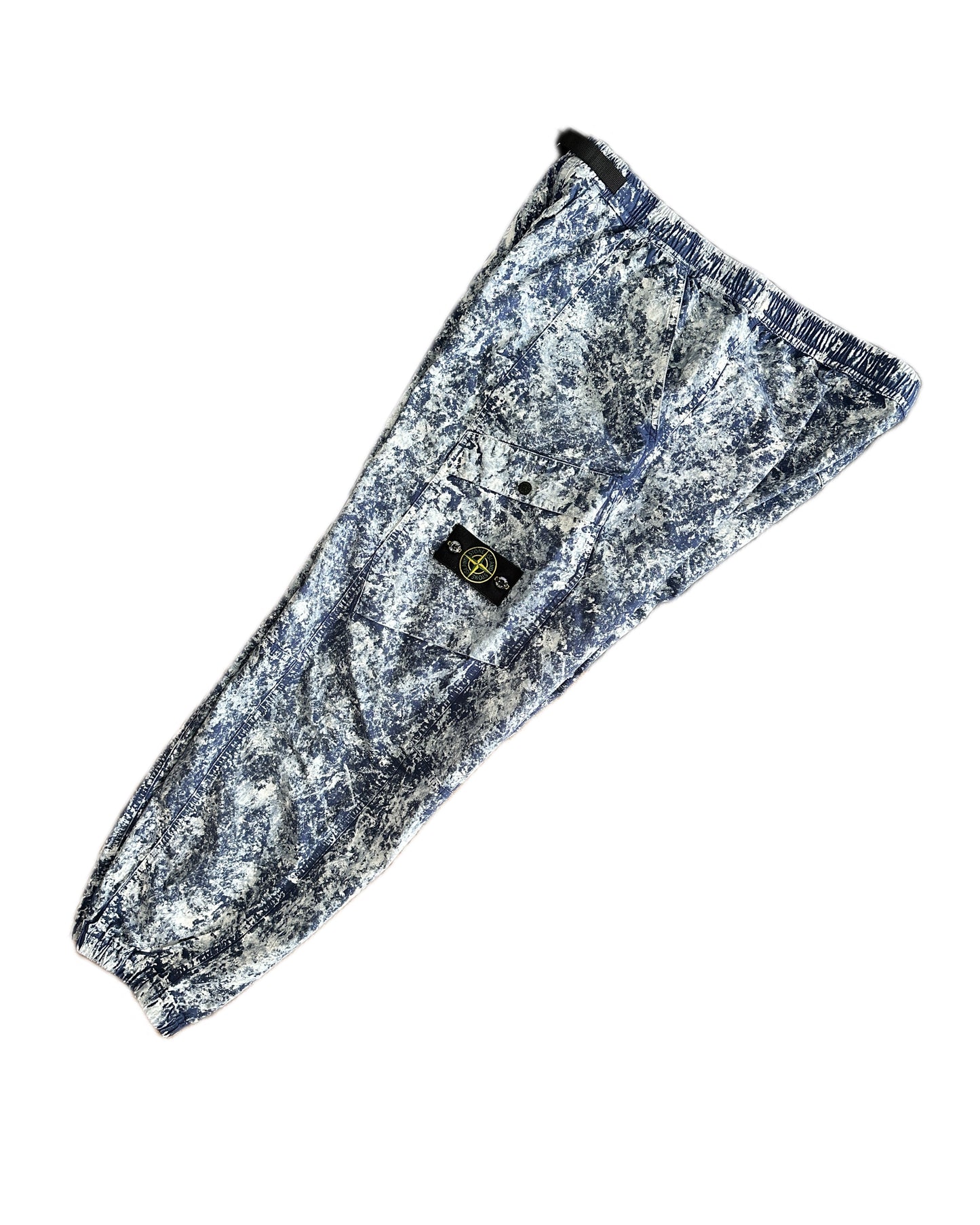  Stone Island 2025 White Pigment On Tela 'Paracadute' Stretch-TC - 38 - Made in Italy