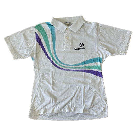 Sergio Tacchini Vintage Tennis Polo Shirt - IV / M