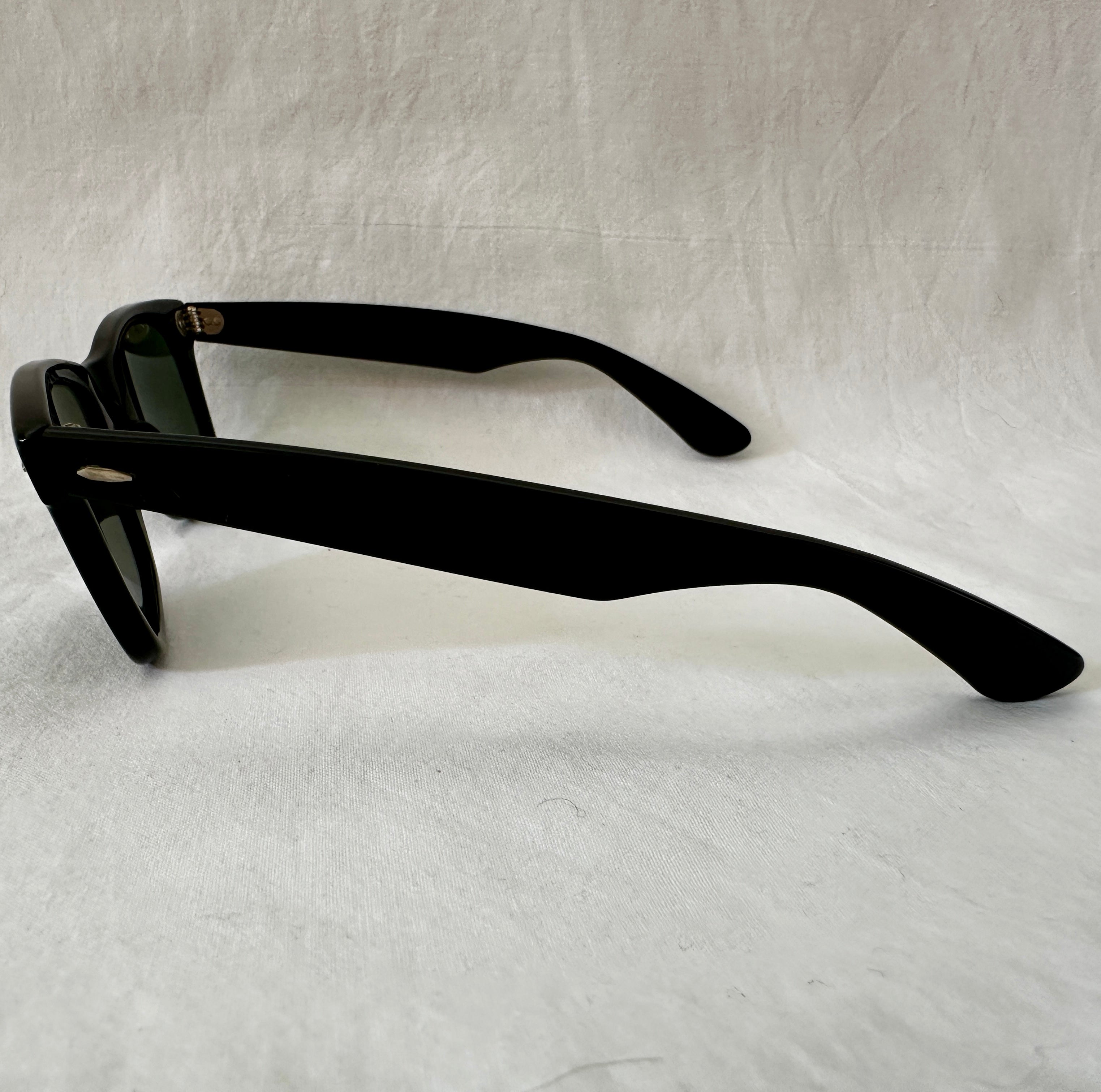 Ray Ban Wayfarer 5024 B&L Black Vintage 80s Sunglasses - Large