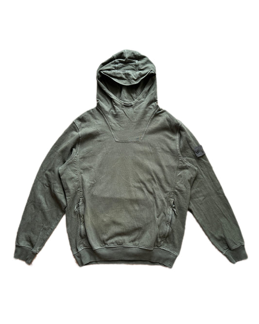 Stone Island Ghost Piece 2023 Hooded Sweatshirt Khaki - XL
