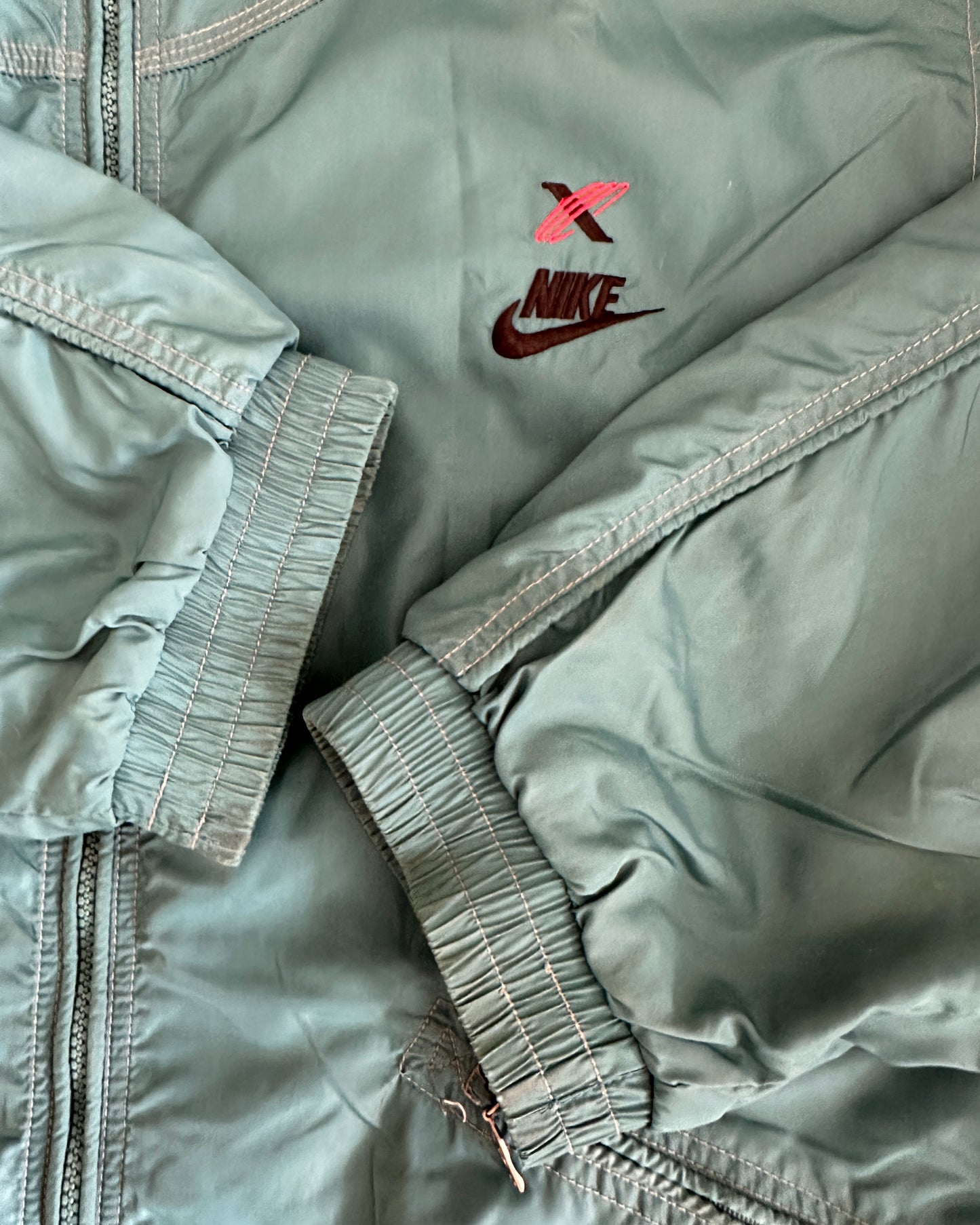 Nike Cross Training 1991 Teal Double Layer Soft Shell Jacket  - L