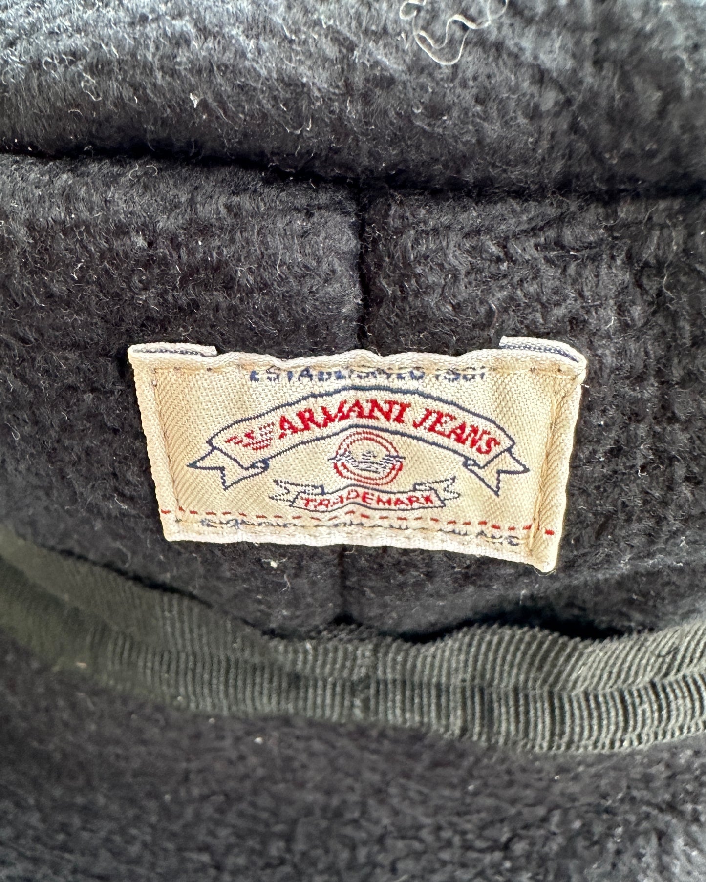 Armani Jeans Vintage 90s Vintage  Bucket Hat - Onesize - Made in Italy