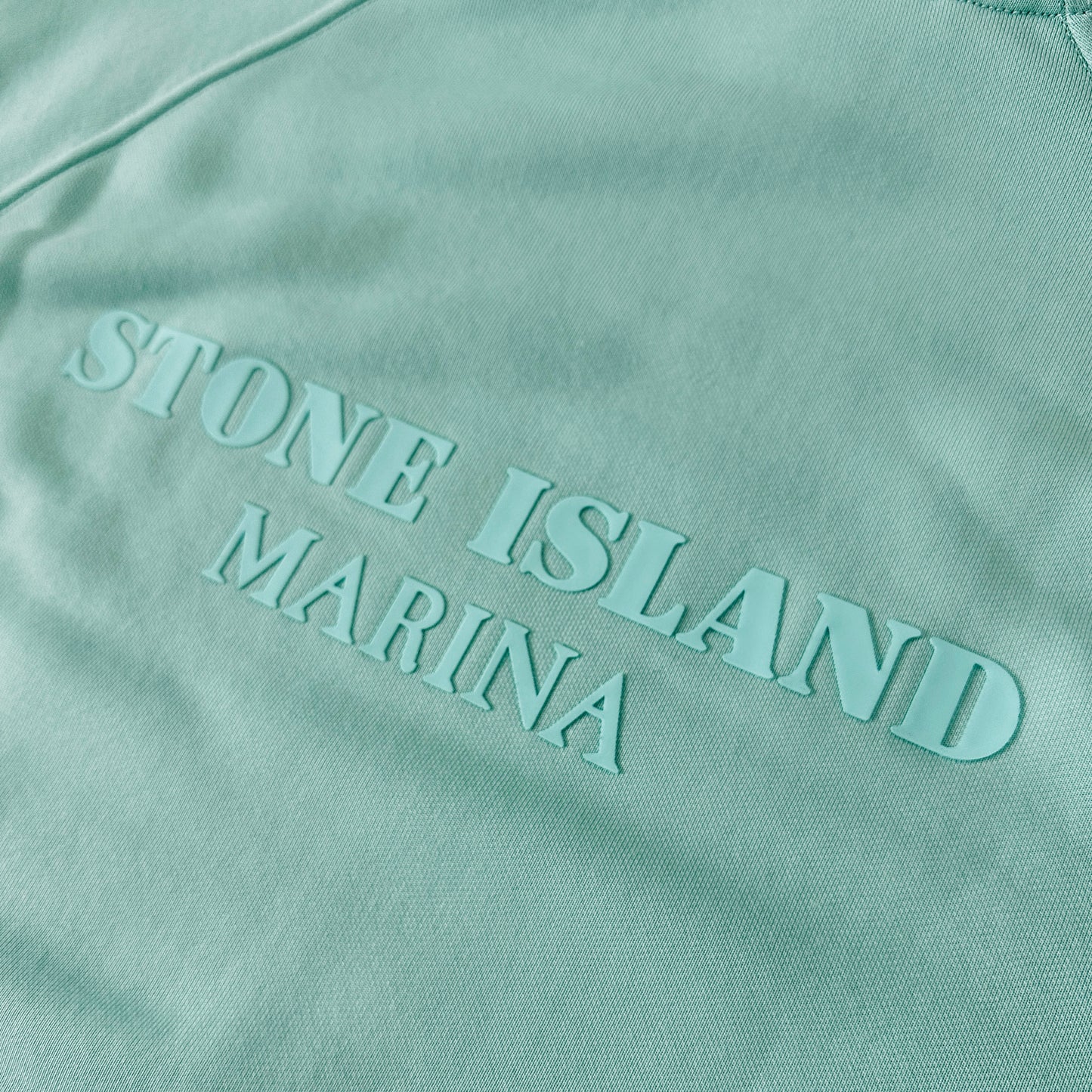 Stone Island Marina 2021 Cotton/Polyester Seaqual Yarn Fleece Hooded Sweatshirt - L