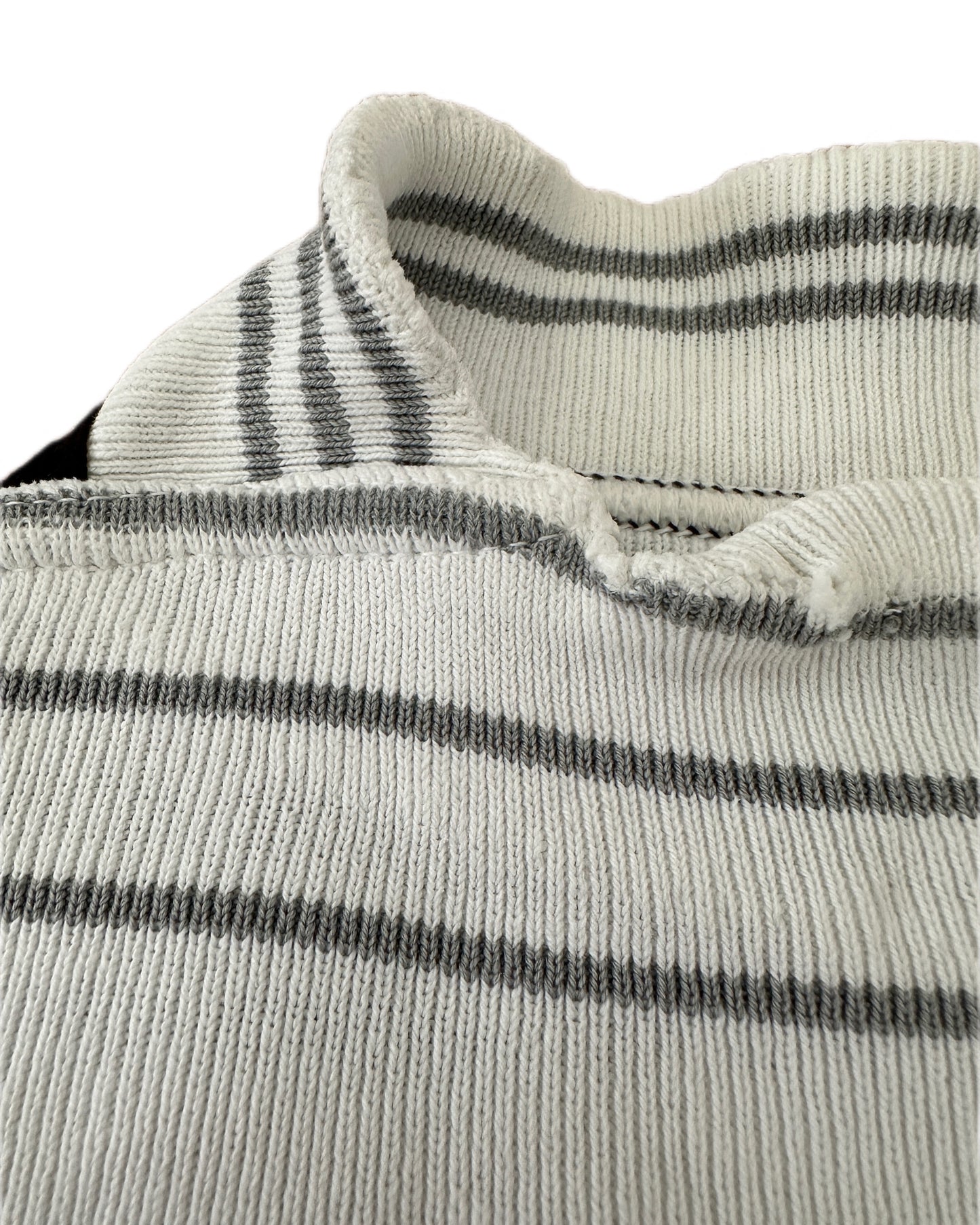 Stone Island 80s Boatneck Striped Longsleeve Sweater - XL