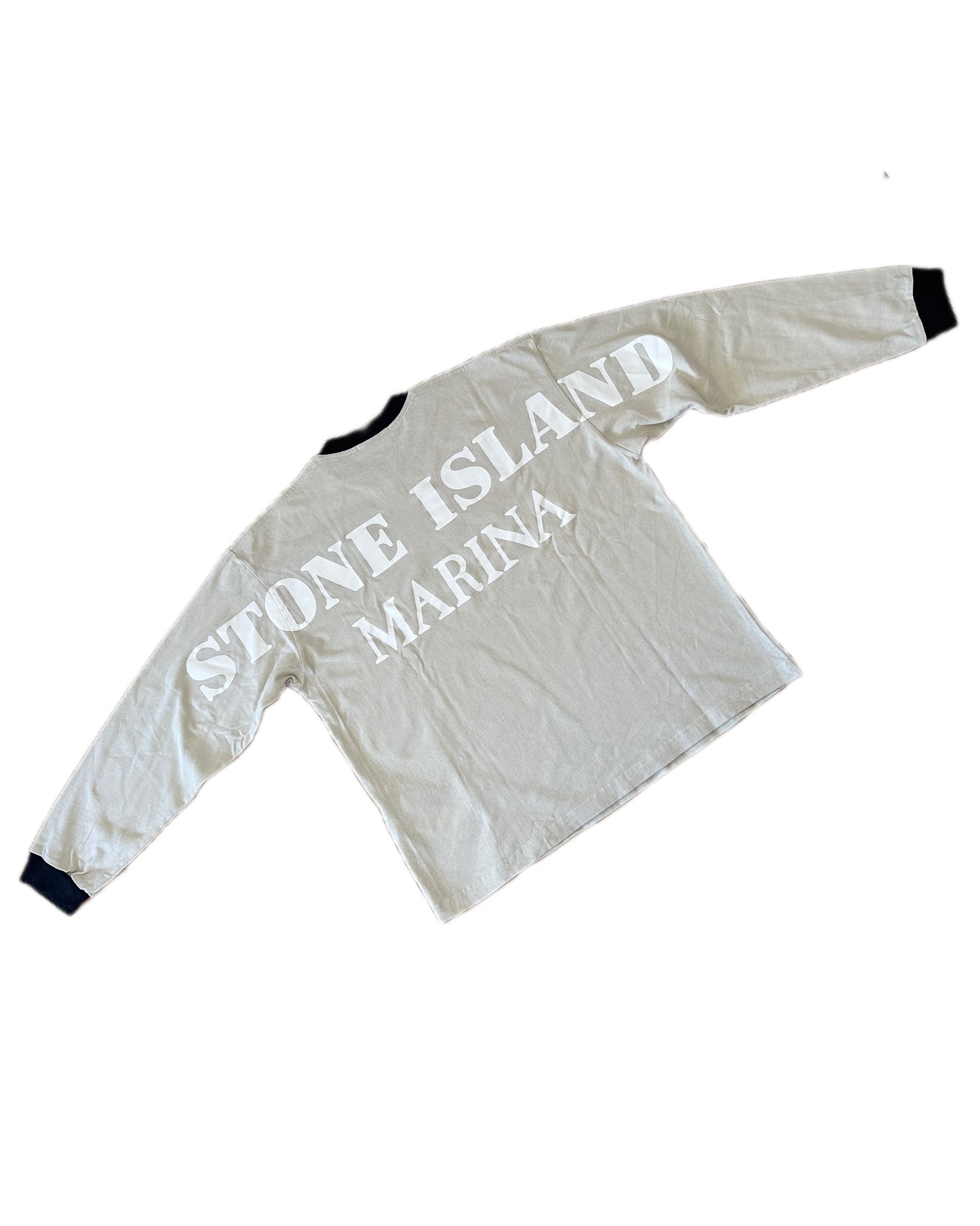 Stone Island Marina 2023 Backprint Cotton Longsleeve Shirt - L