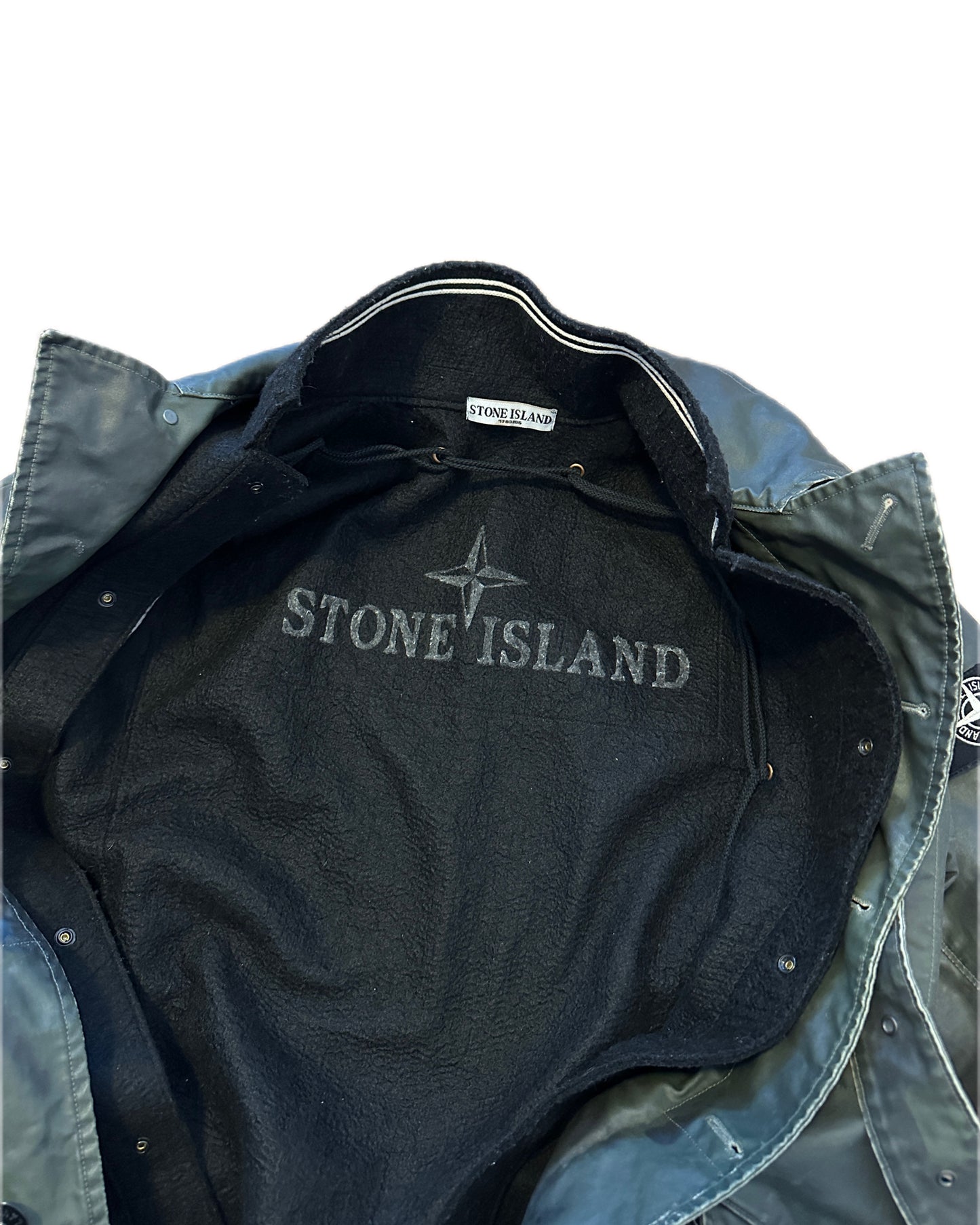 Stone Island 2009 Archivio Waxed Ice  Trenchcoat Jacket - M - Made in Italy