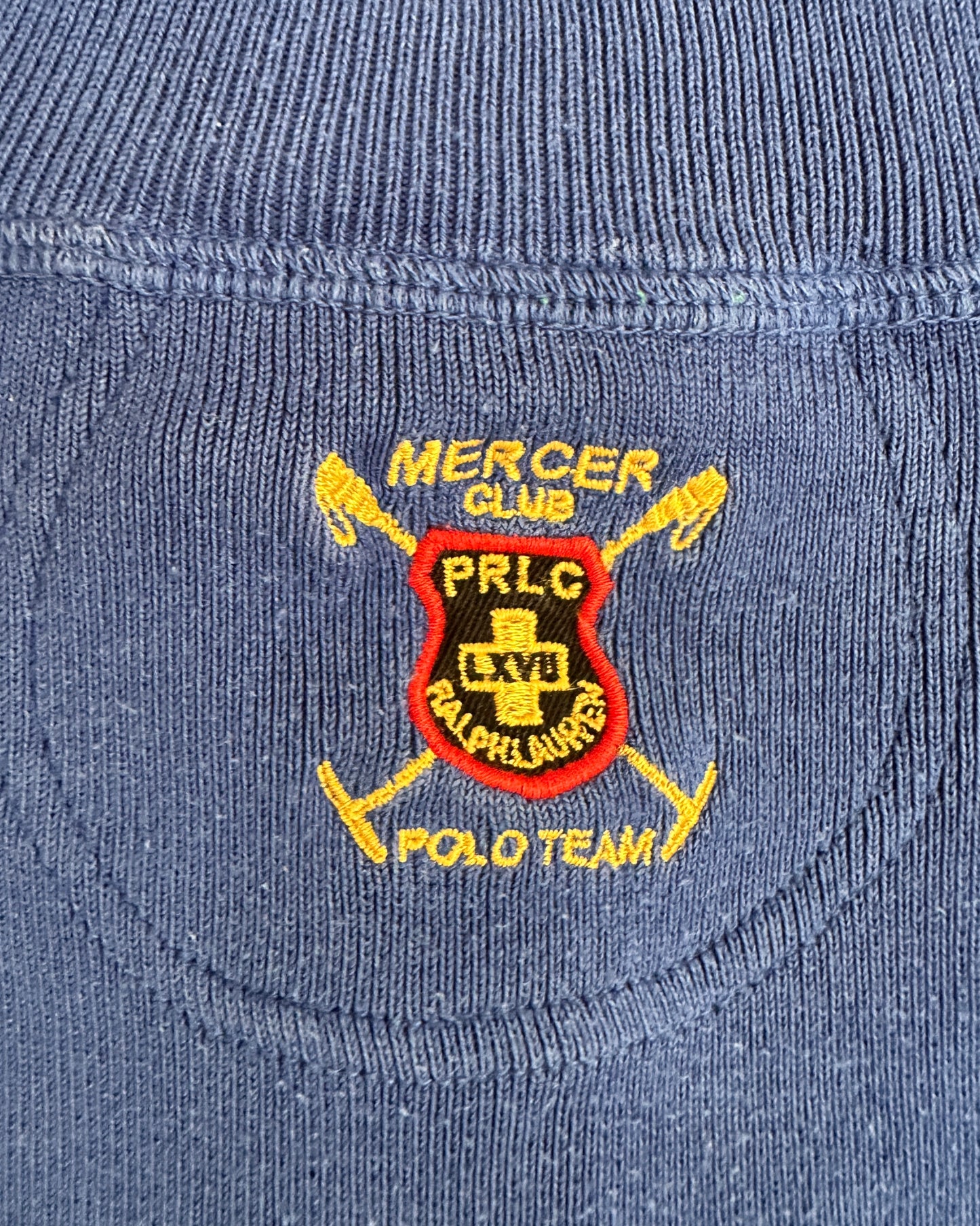 Polo Ralph Lauren Winter Challenge Cup Royal 3/4 Zip Sweatshirt - M