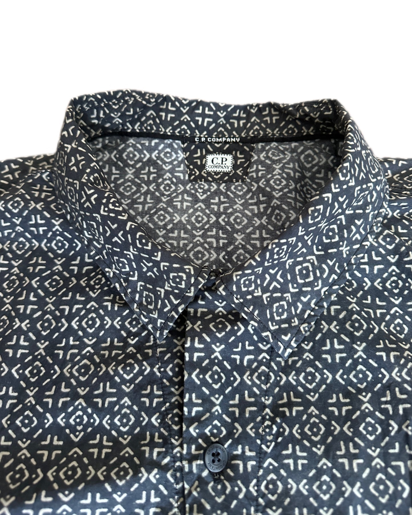 C.P. Company 2024 Popeline Baja Print Retro Shirt - XXXL
