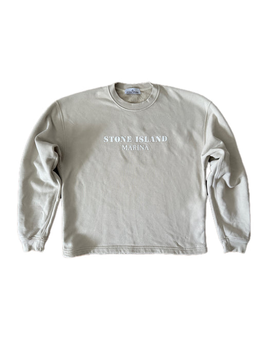 Stone Island Marina 2023 Cotton Fleece Sweatshirt - S / fits M-XL