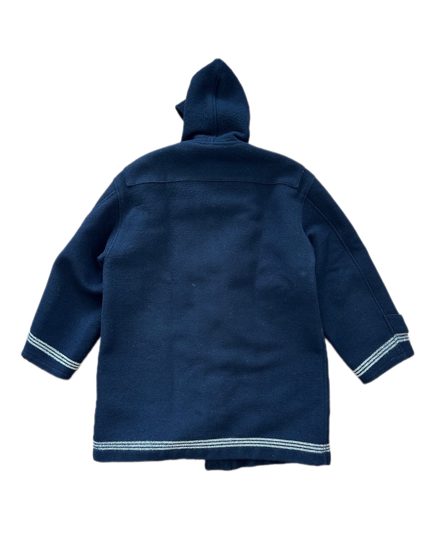 Stone Island 1987 Vintage Wool Montgomery Dufflecoat - L - Made in Italy
