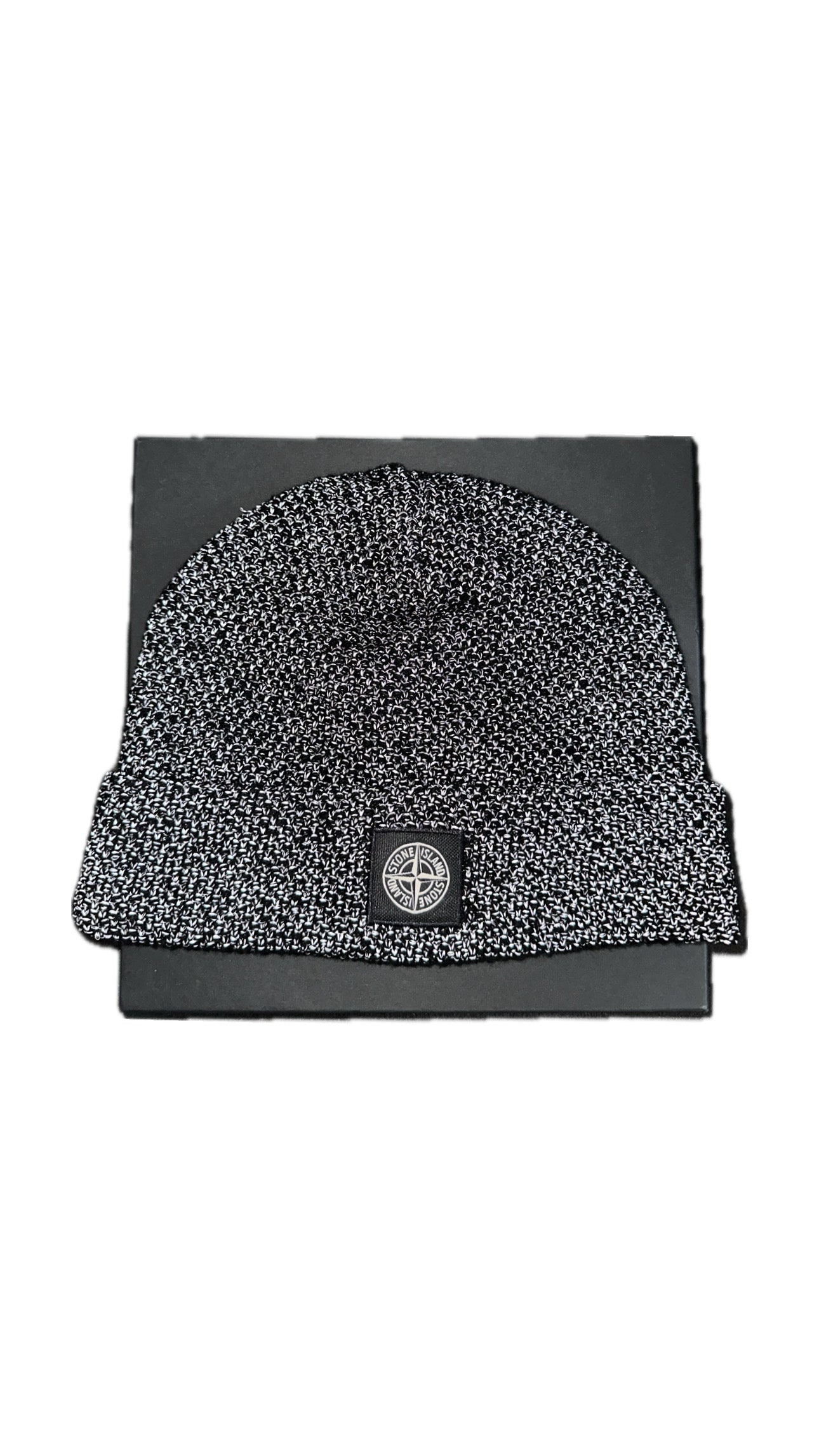 Stone Island 2019 Reflective Knit Wool Hat - Onesize - Made in Italy