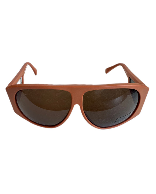 Stone Island 2012 SI 008 Sanded Acetate Orange Zeiss Sunglasses - Made in Italy