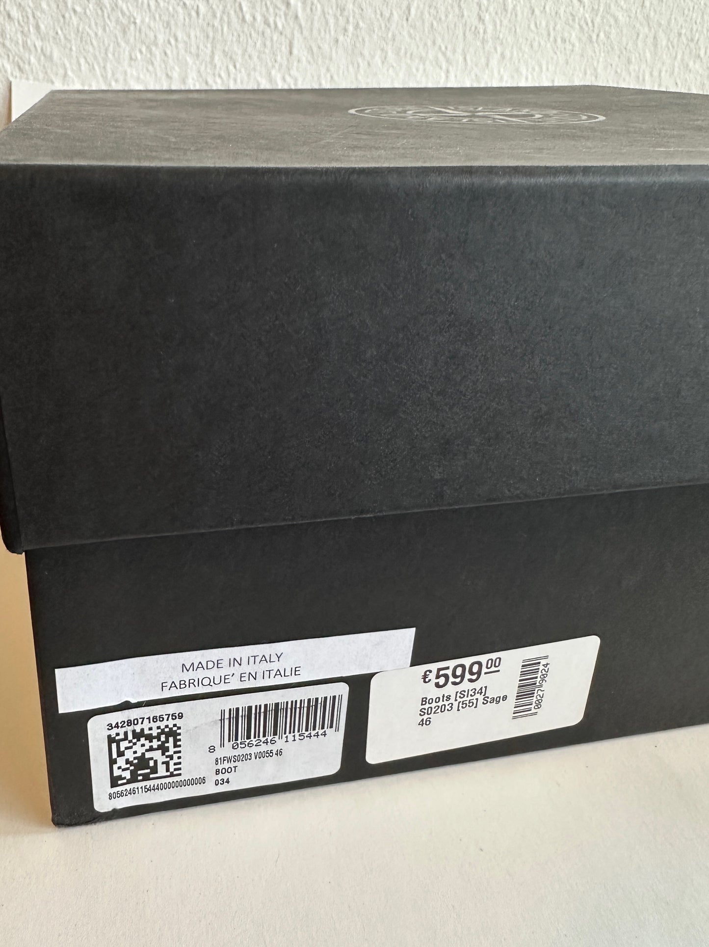 Stone Island Diemme 2024 Sage Suede Boots - 46 - Made in Italy