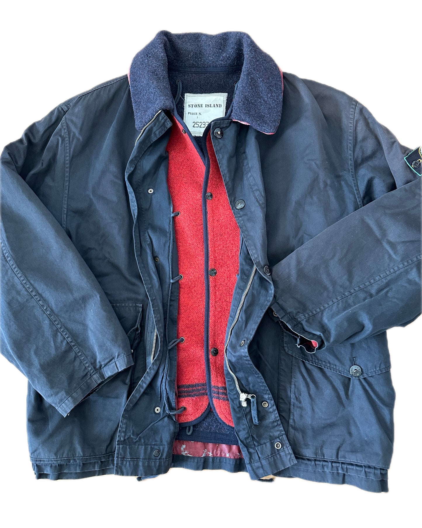 Stone Island 1993 Raso Gommato Dual Layer Jacket - XL - Made in Italy