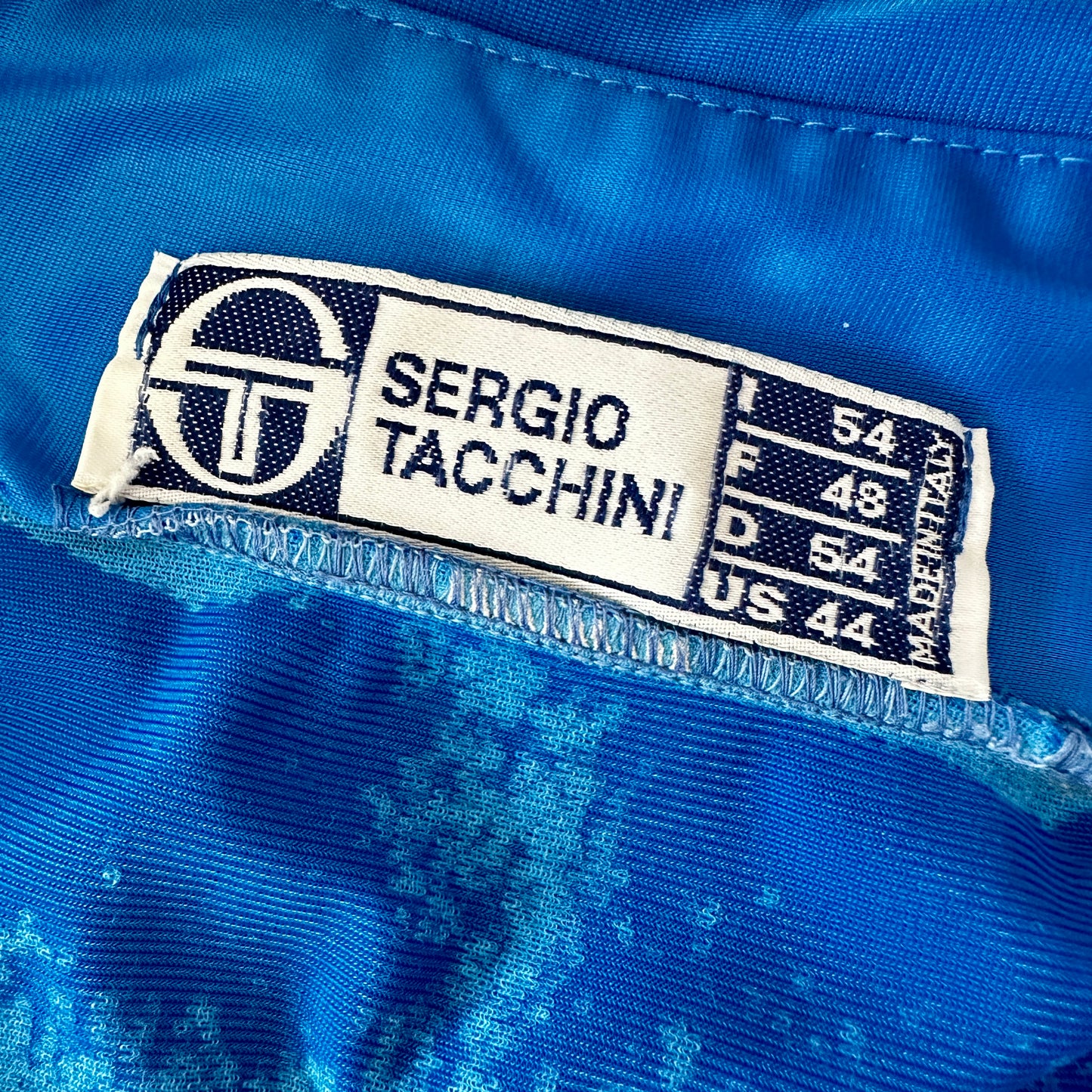 Sergio Tacchini 80s Vintage Track Jacket - 54 / XL - Made in Italy