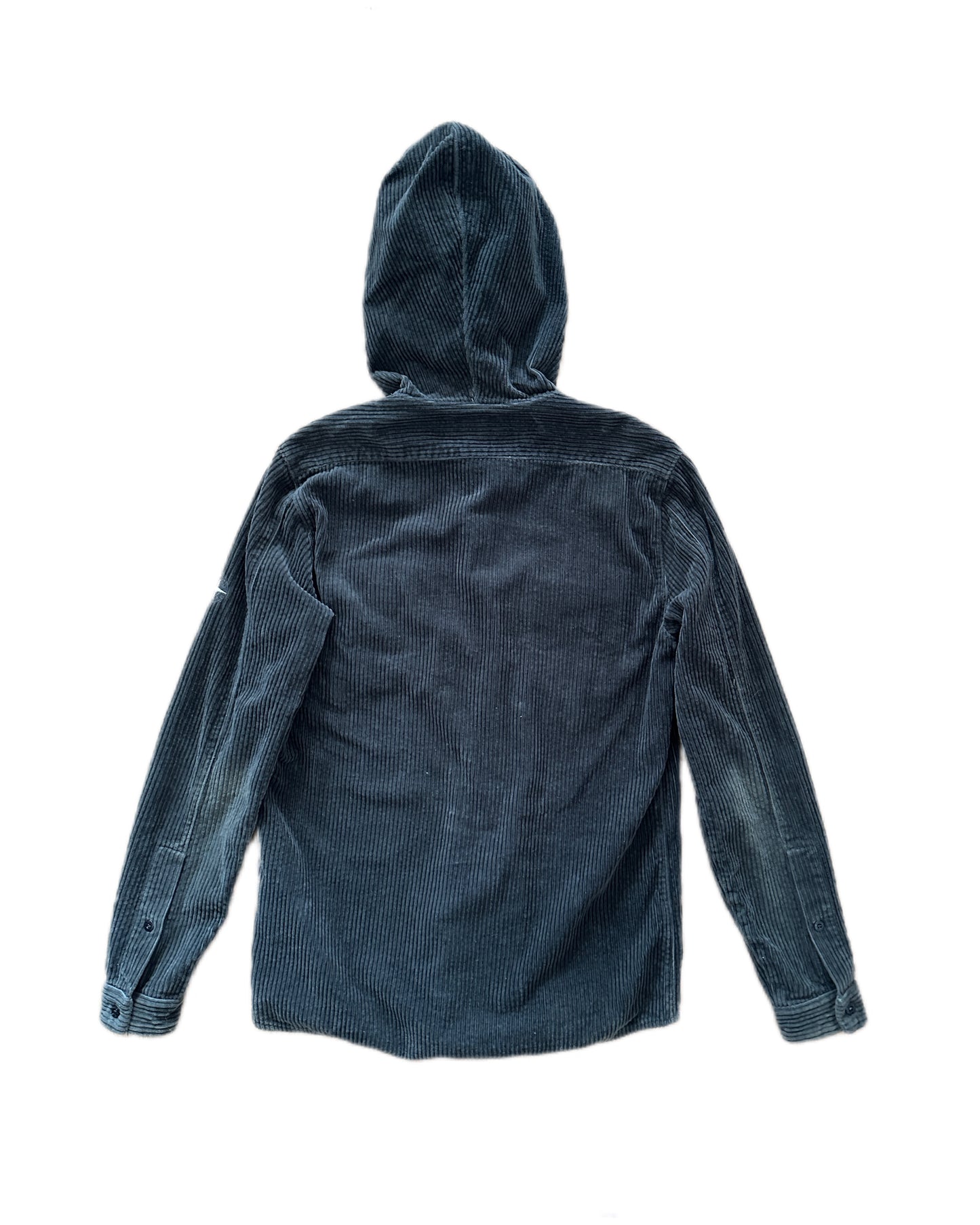 Stone Island 2019 Hooded Cotton Corduroy Overshirt - L