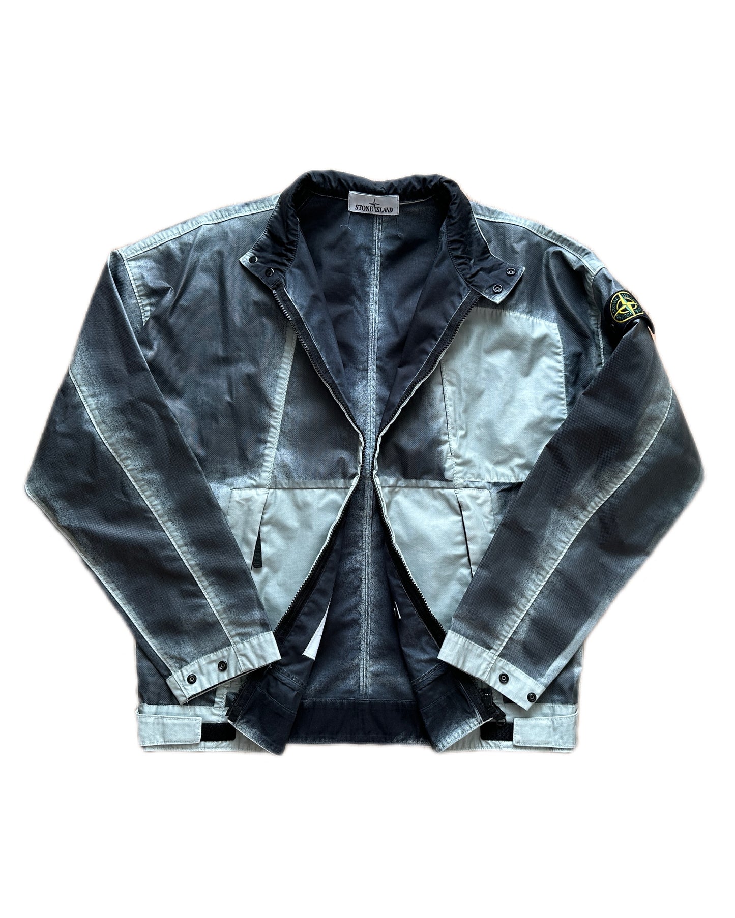 Stone Island 2023 Hand Sprayed Mussola Gommata-TC Jacket  - M - Made in Italy