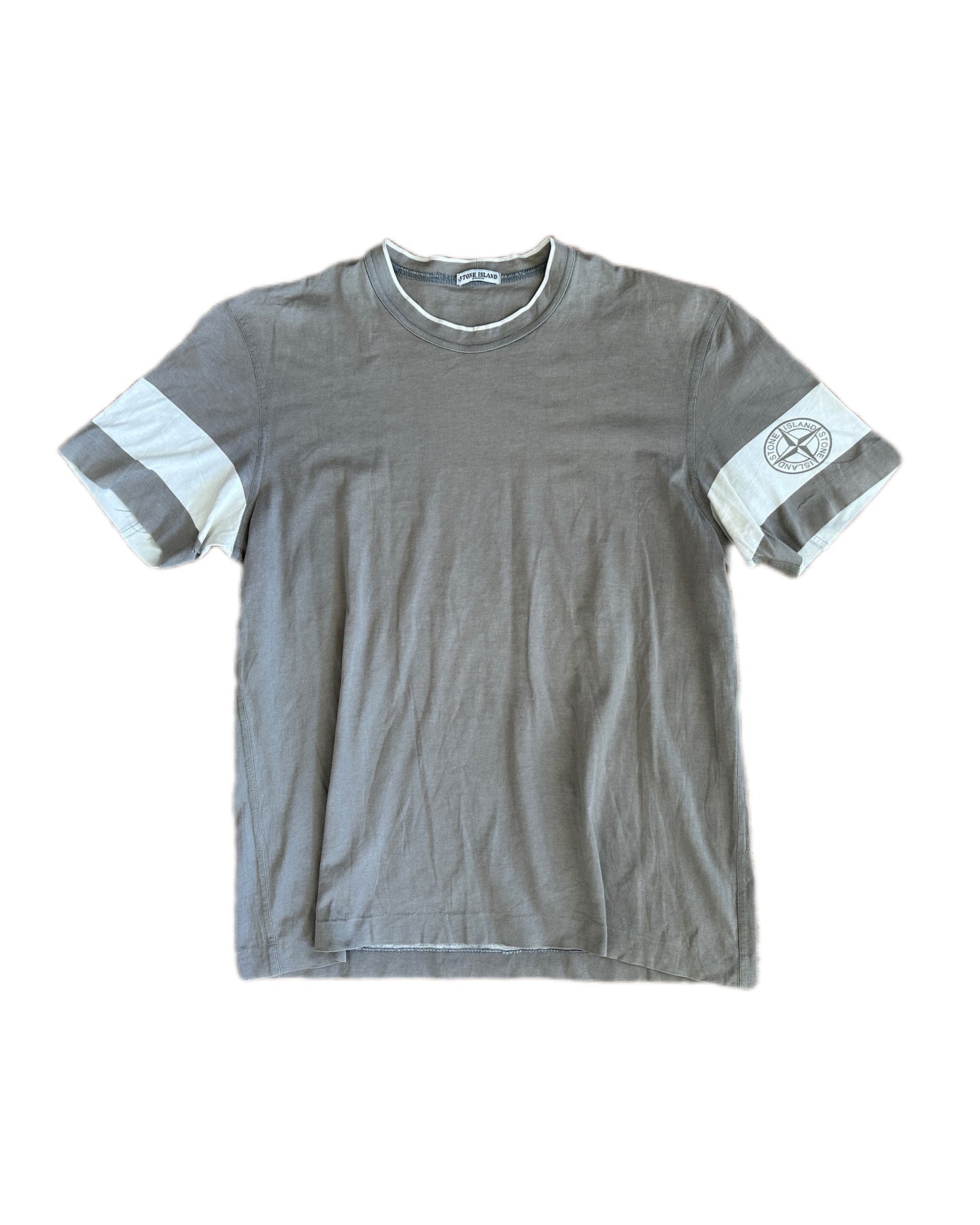 Stone Island 2007 Grey Cotton T-Shirt - L fits M  - Made in Italy