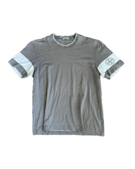 Stone Island 2007 Grey Cotton T-Shirt - L fits M  - Made in Italy