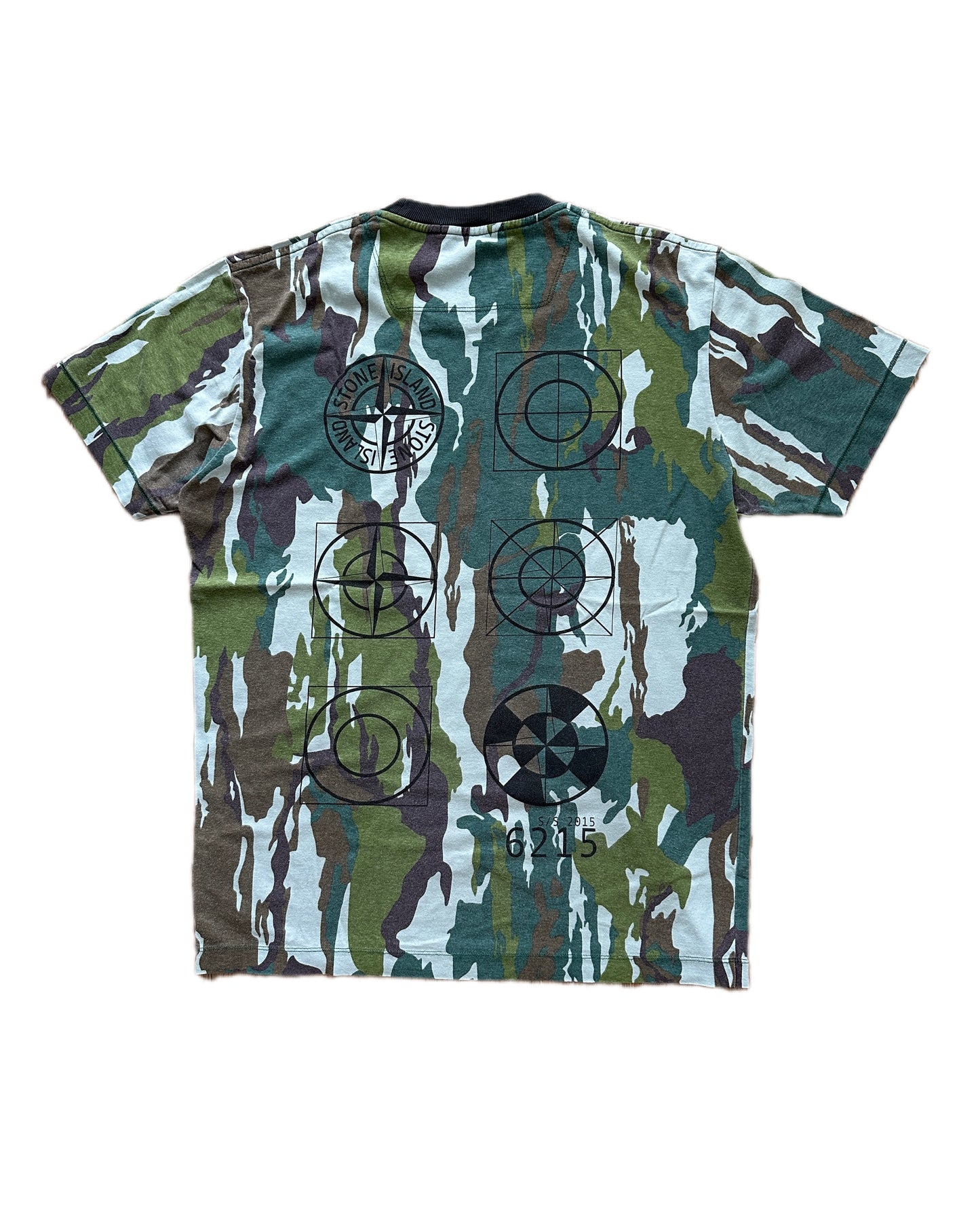 Stone Island 2015 Flowing Camo T-Shirt - L - Made in Italy