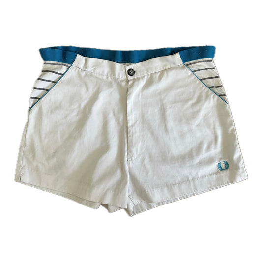 Gallini 80s Vintage White Tennis Shorts - L