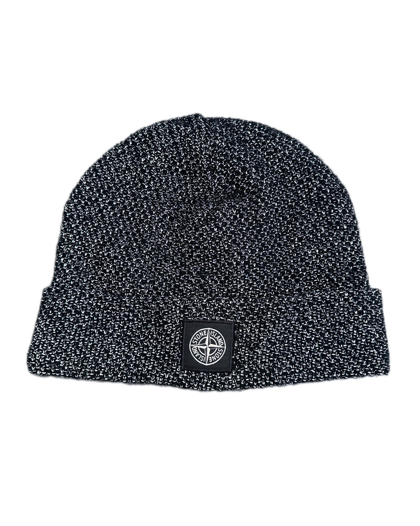 Stone Island 2019 Reflective Knit Wool Hat - Onesize - Made in Italy