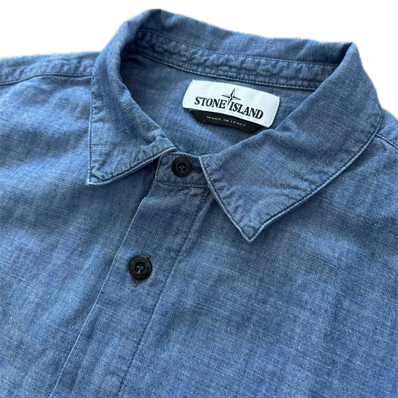 Stone Island Chambray Shirt  - L - Made in Italy