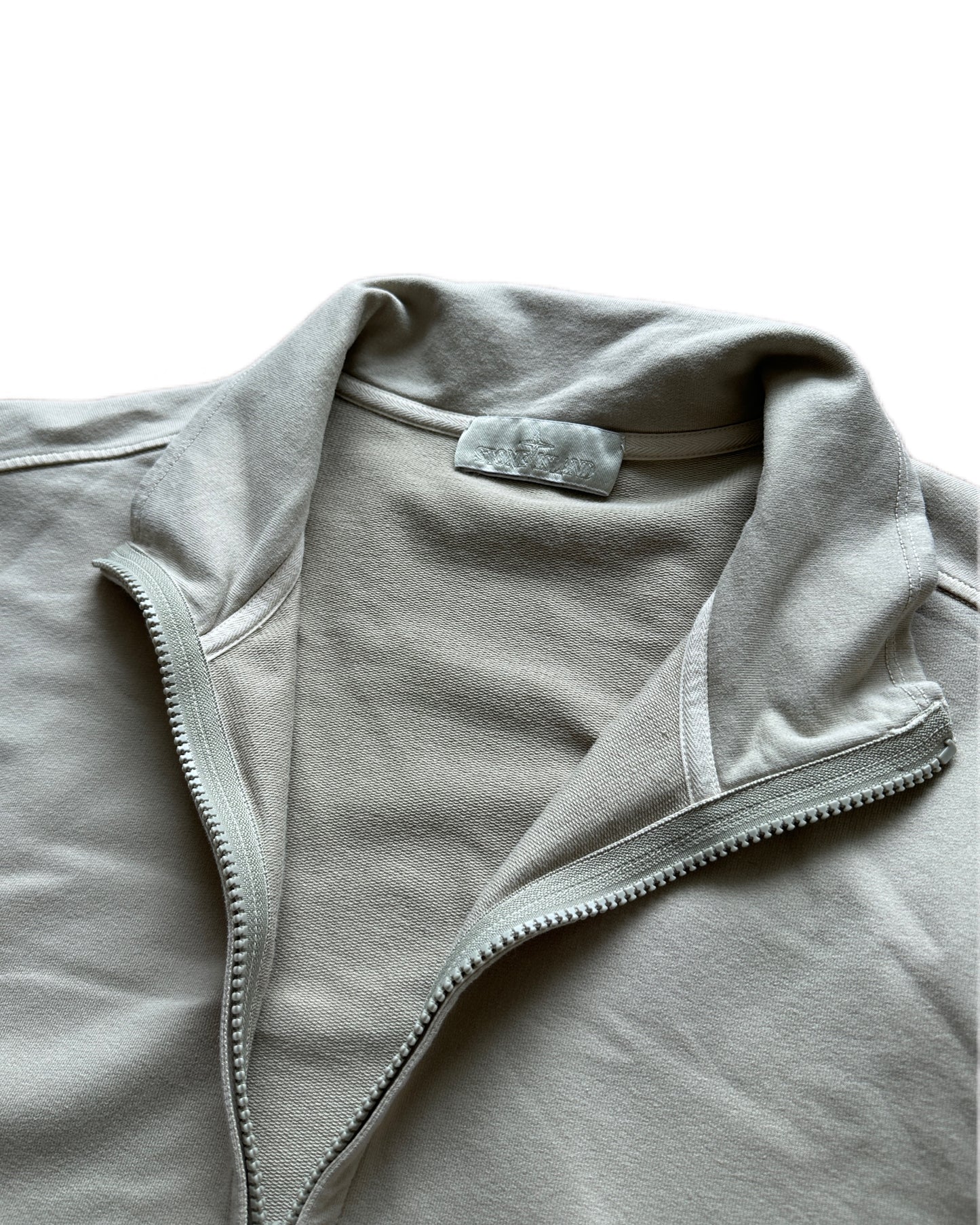 Stone Island Ghost Piece 2021 3/4 Zip Sweatshirt - XXL