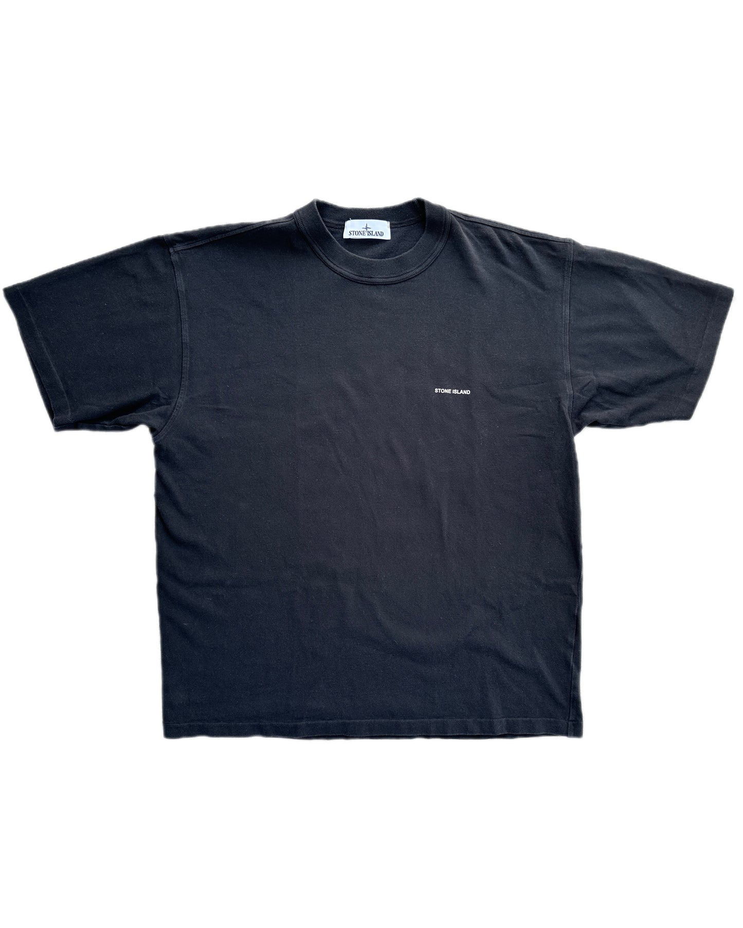 Stone Island 2024 Logo Spellout Pocket T-Shirt Black - XL