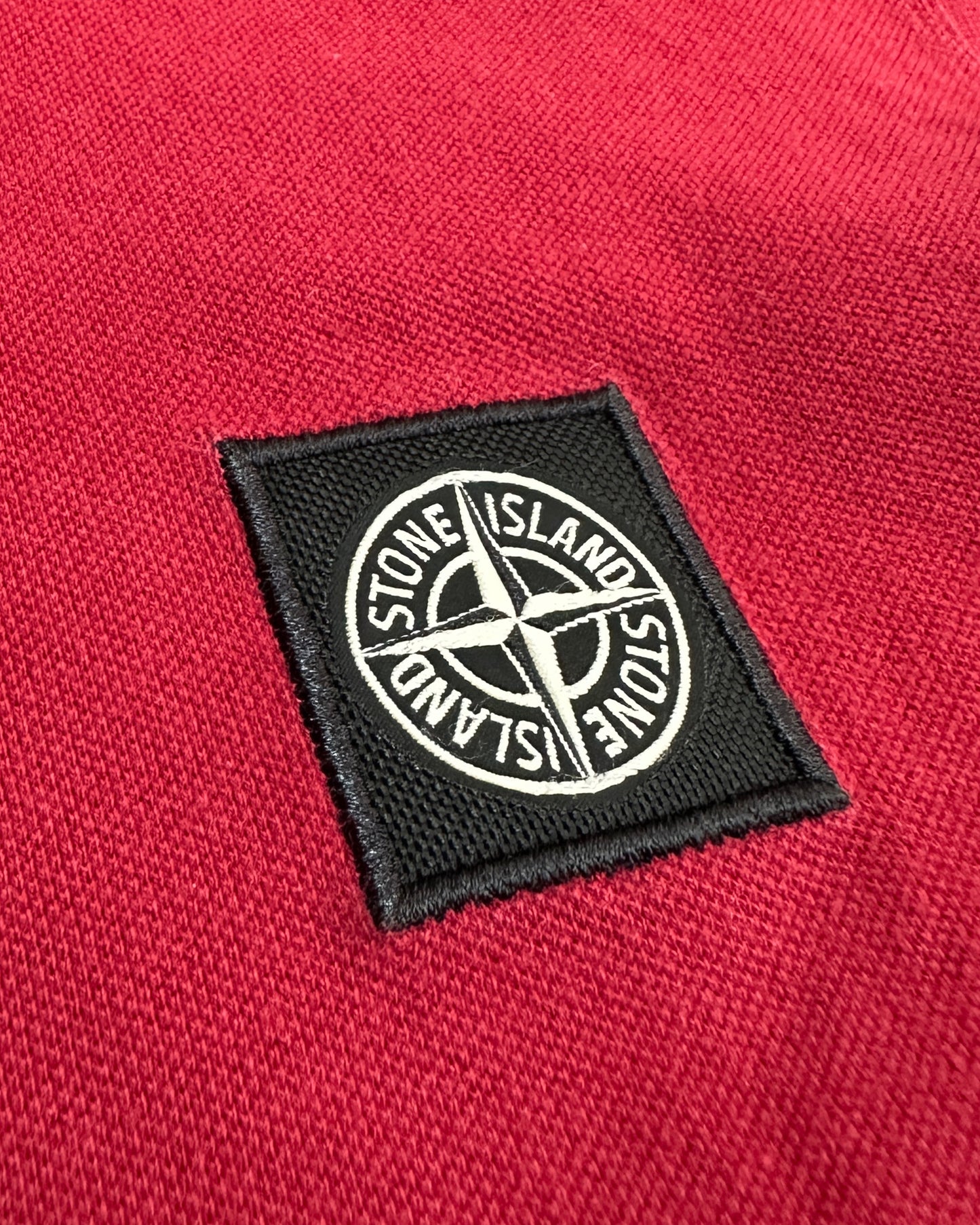 Stone Island 2012 Red Polo Longsleeve Shirt - L