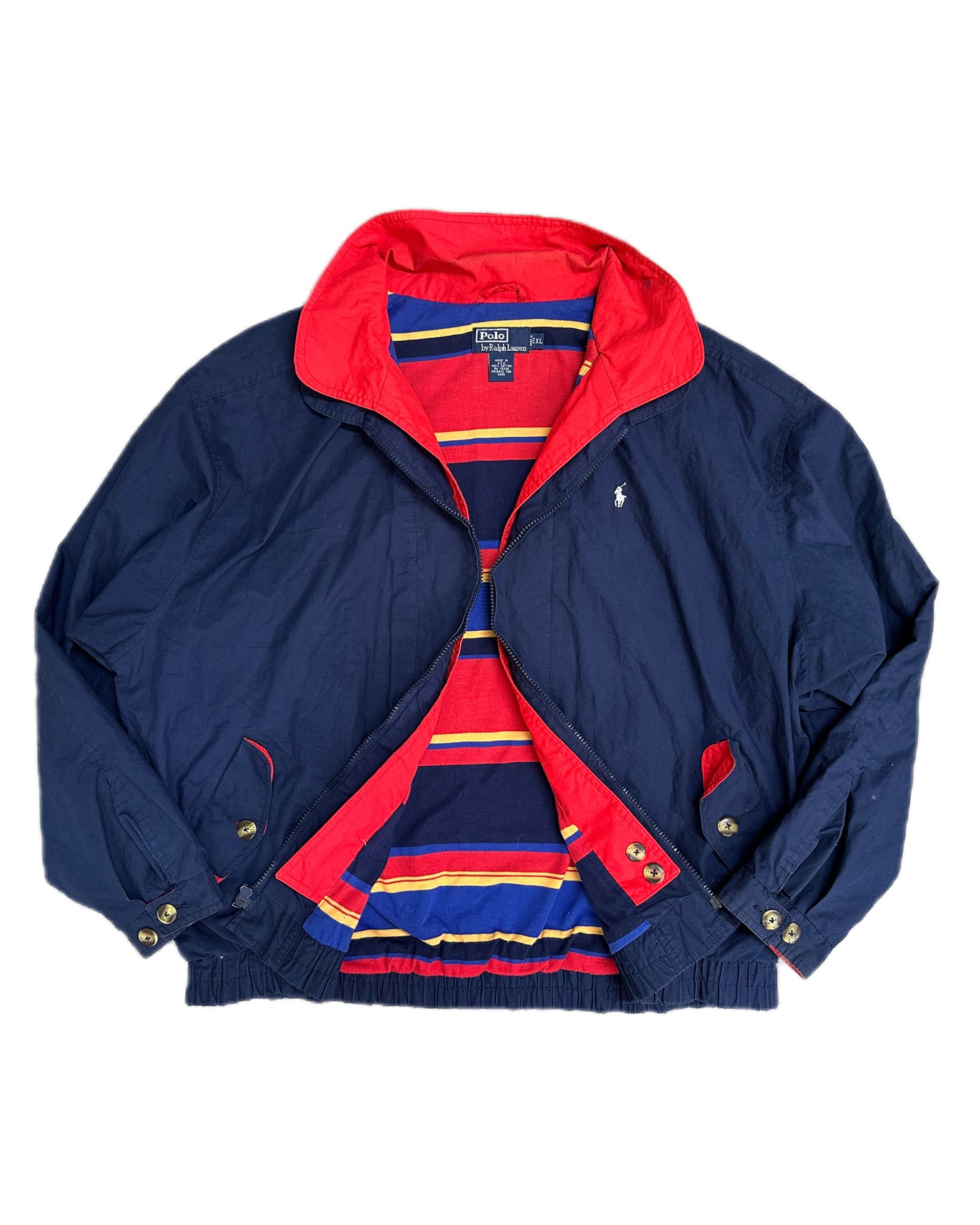 Polo Ralph Lauren Vintage 90s Track Jacket - XL - Made in USA