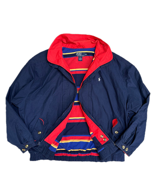 Polo Ralph Lauren Vintage 90s Track Jacket - XL - Made in USA