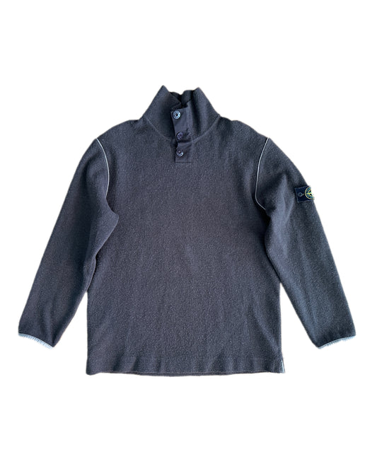 Stone Island 2002 Wool Mix Troyer Sweater - XL