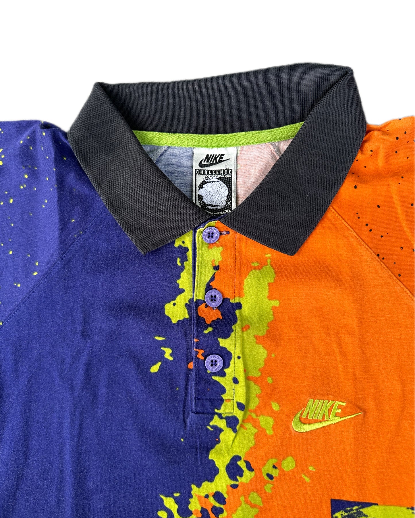 Nike Challenge Court 1991 Kiwi Polo Shirt - L