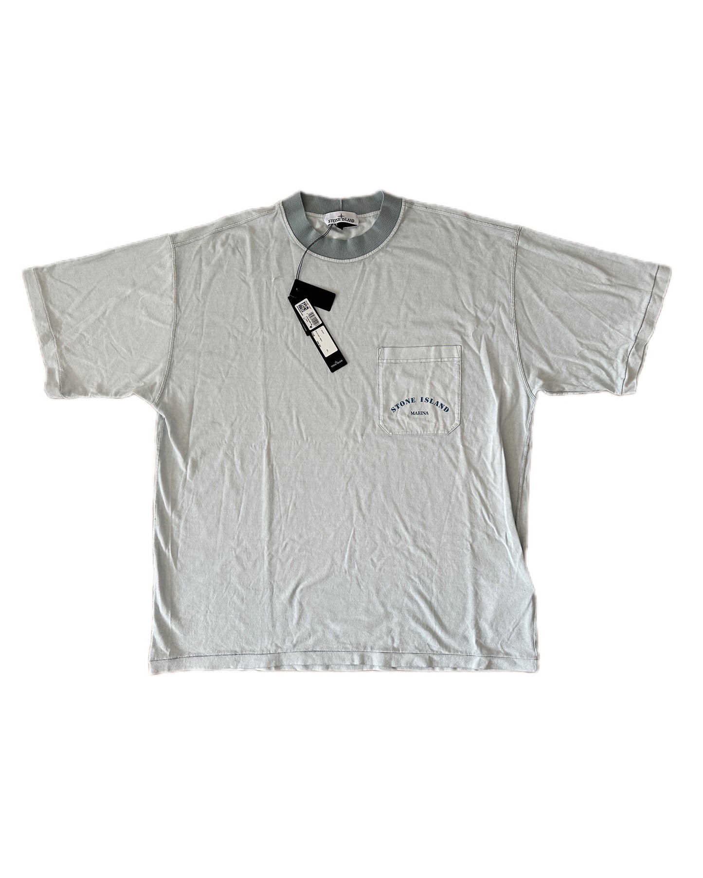 Stone Island Marina 2023 Reflective Print Logo T-Shirt BNWT - XXL - Made in Italy