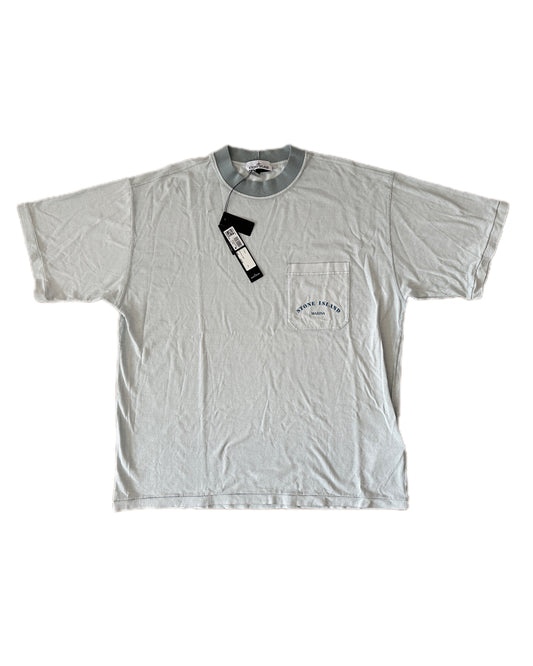 Stone Island Marina 2023 Reflective Print Logo T-Shirt BNWT - XXL - Made in Italy