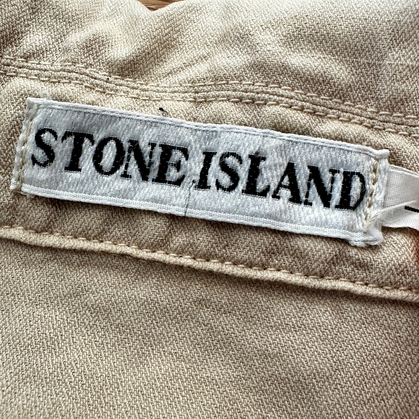 Stone Island 1994 Vintage Cotton Lino Flax Jacket - L - Made in Italy