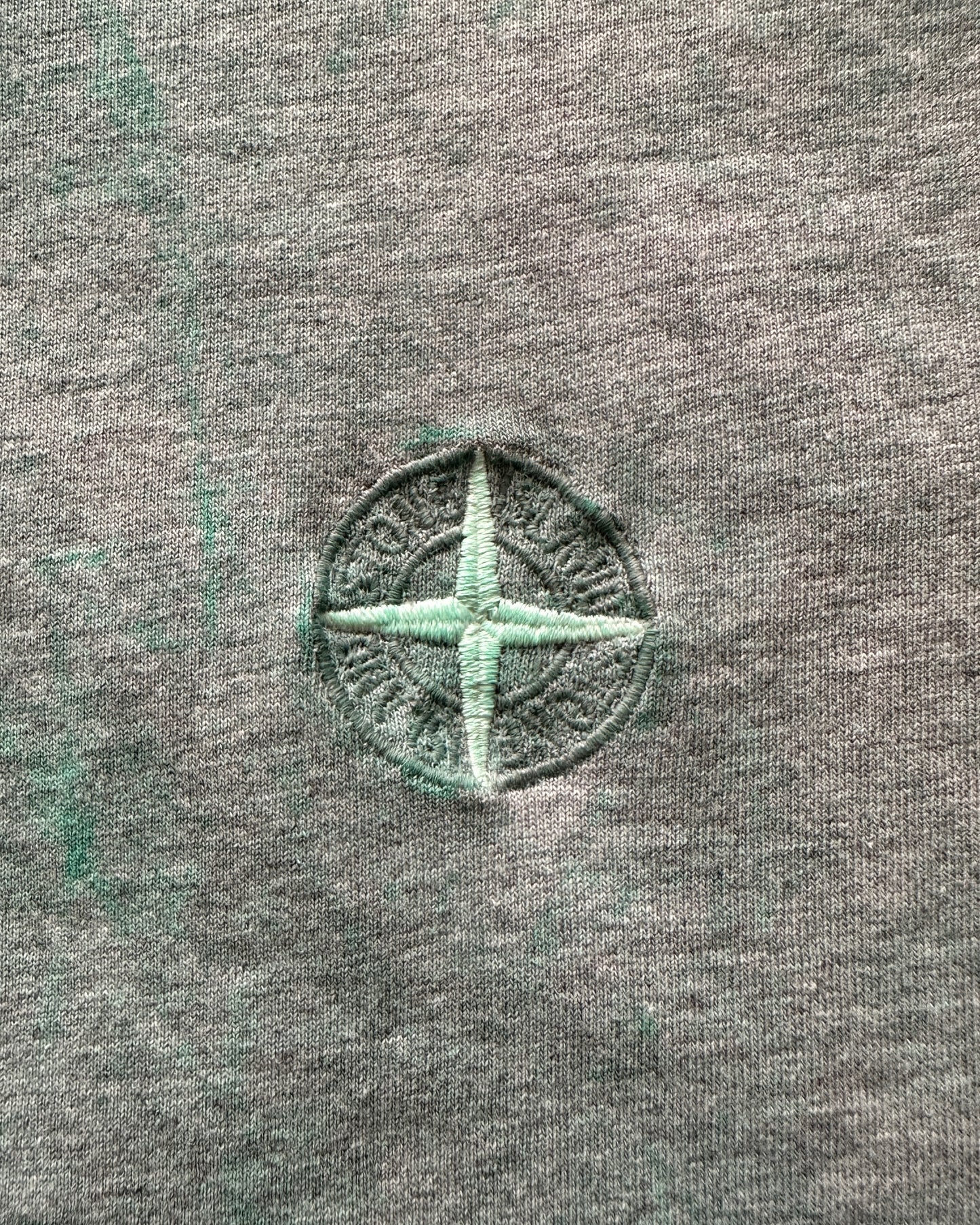 Stone Island 2020 Dust Color Treatment Cotton Teal T-Shirt - XXL