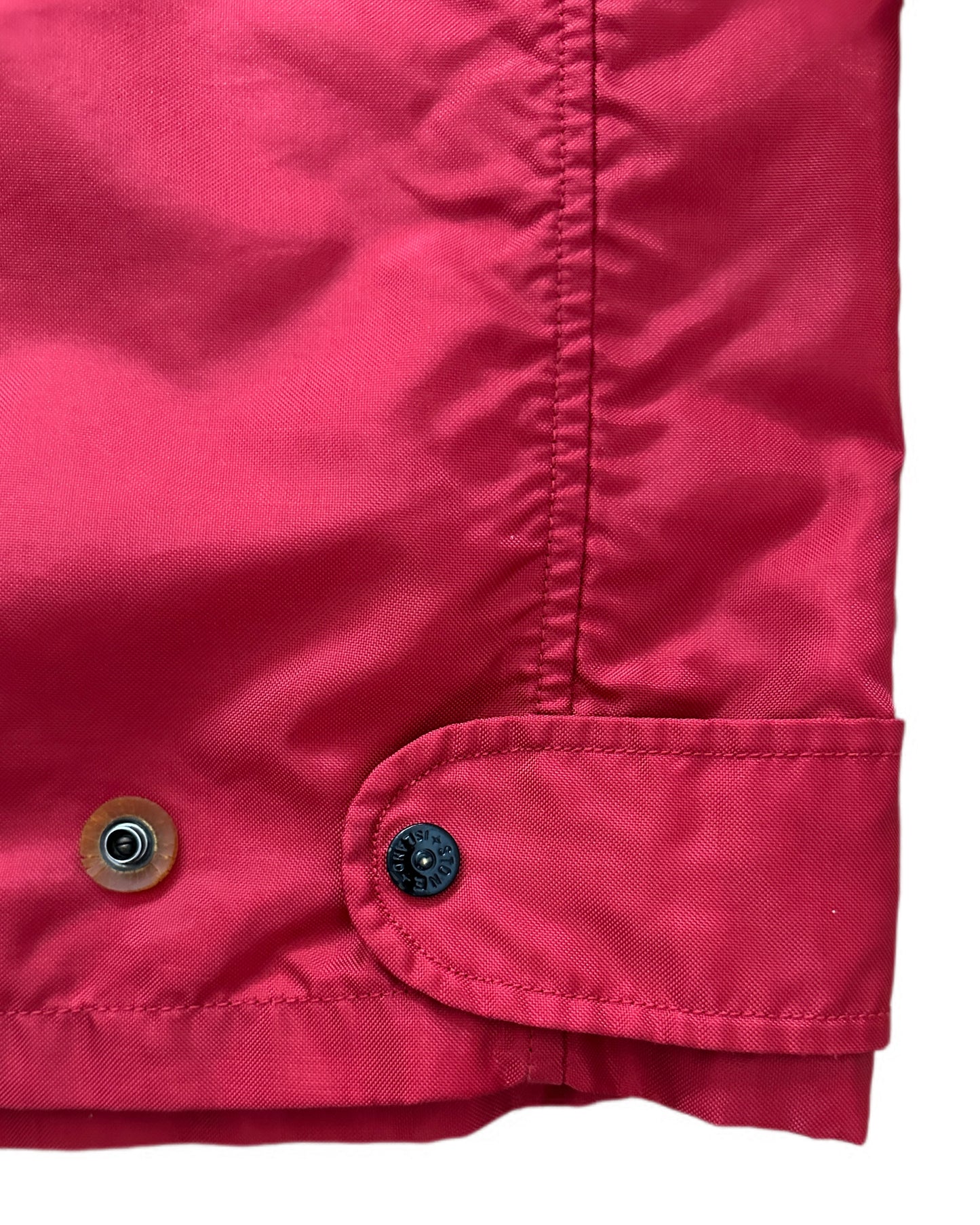 Stone Island 1993 Vintage Formula Steel Red Flight Jacket - XL - Made in Italy