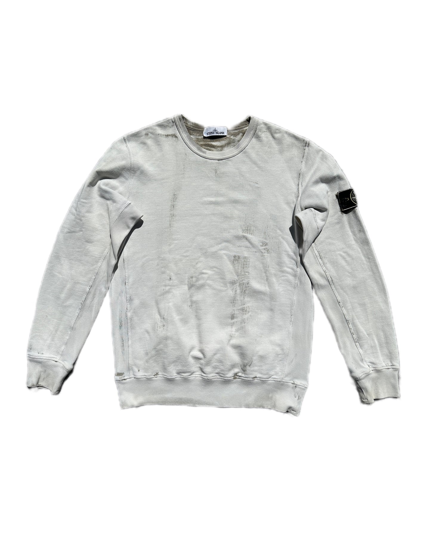 Stone Island 2017 Hand Corrosion Sweatshirt - L - Made in Italy