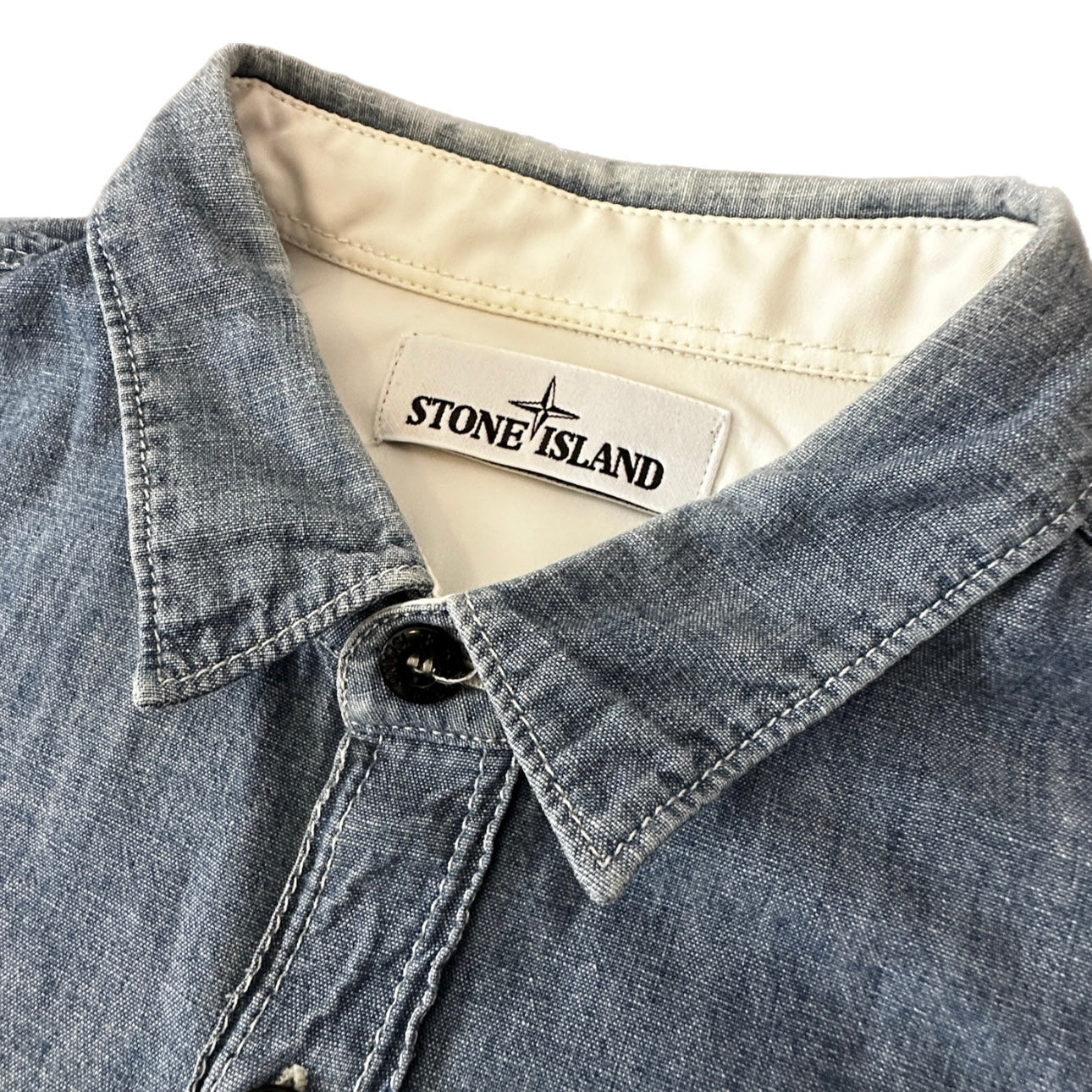 Stone Island 2014 Denim Jeans Shirt - M - Made in Italy