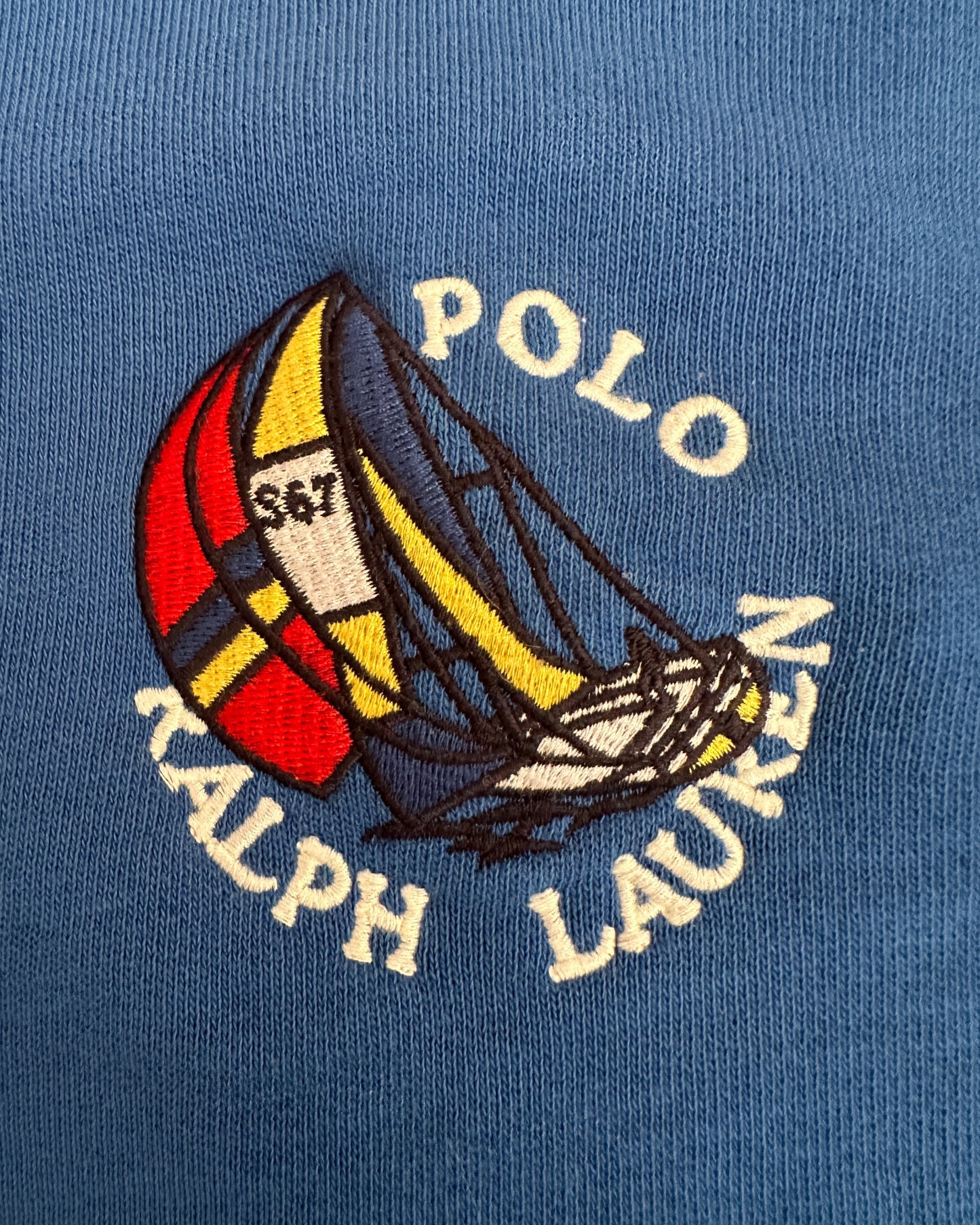 Polo Ralph Lauren 90s Retro S67 Sailing Crewneck Sweatshirt - XL