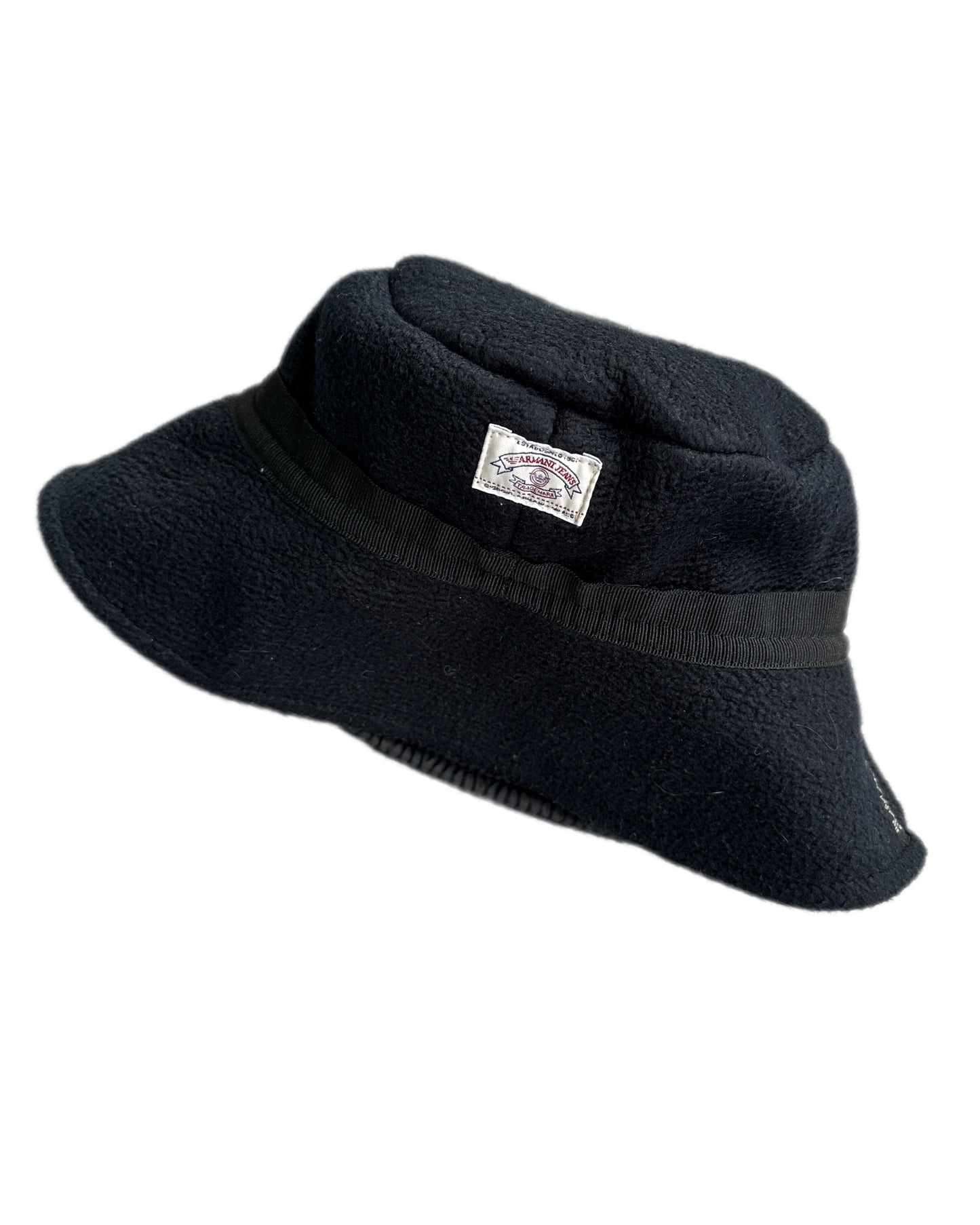 Armani Jeans Vintage 90s Vintage  Bucket Hat - Onesize - Made in Italy