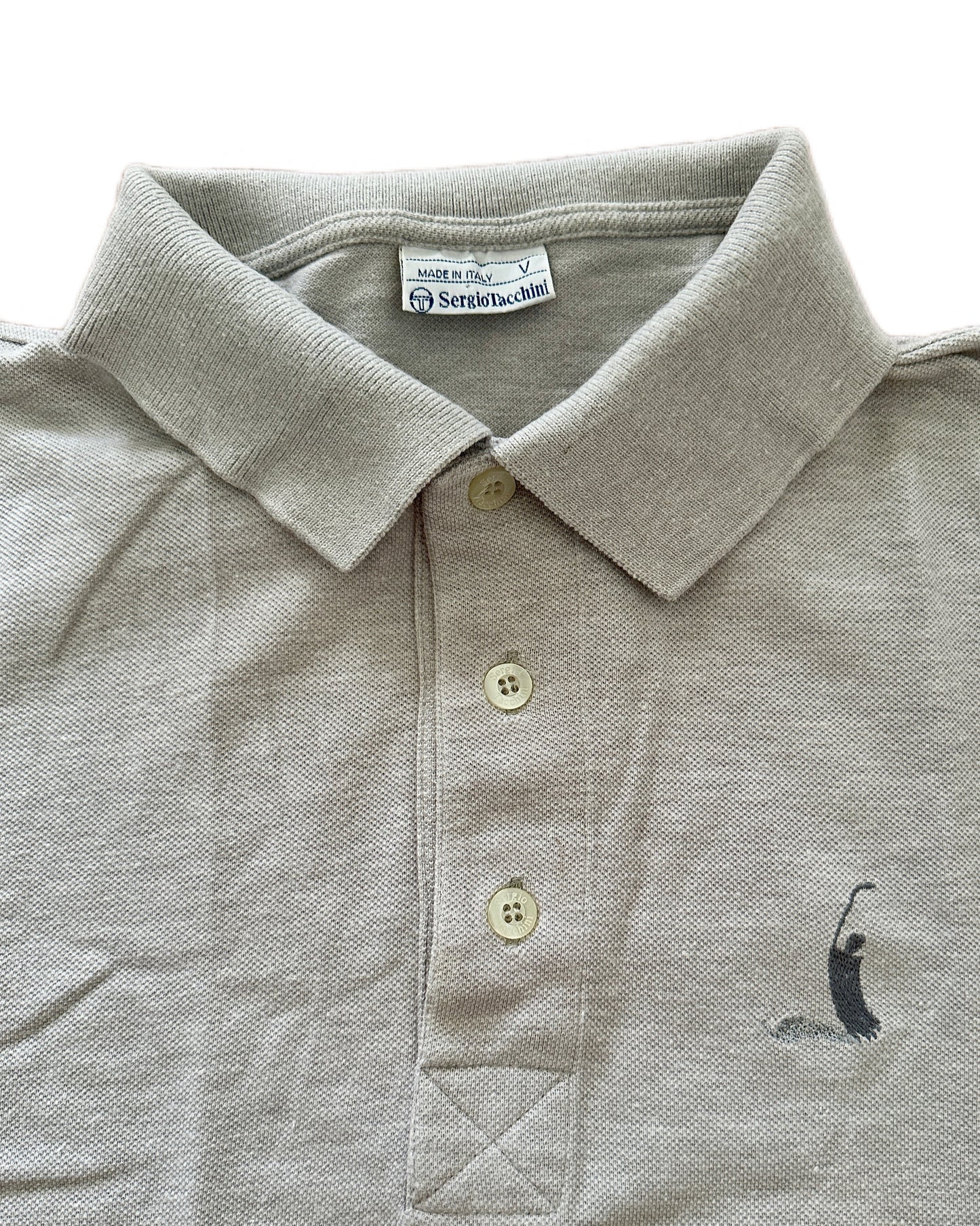 Sergio Tacchini Vintage 80s Golf Polo - M - Made in Italy