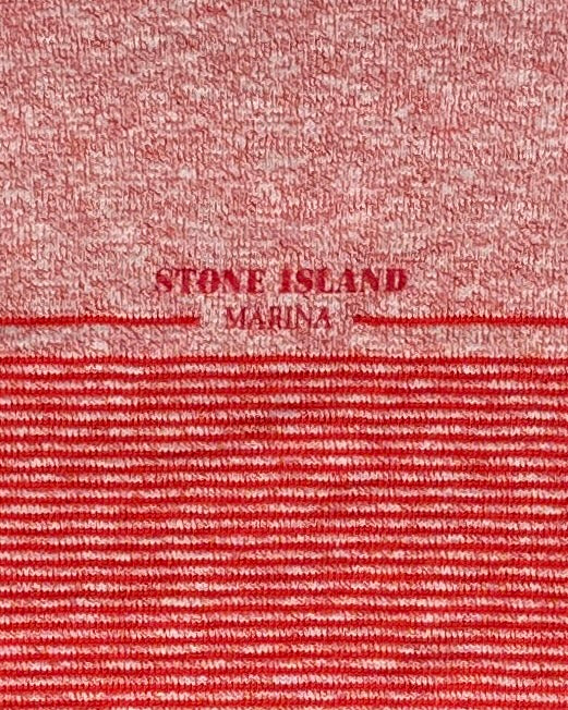 Stone Island Marina 2017  Coral Cotton Knit T-Shirt - M