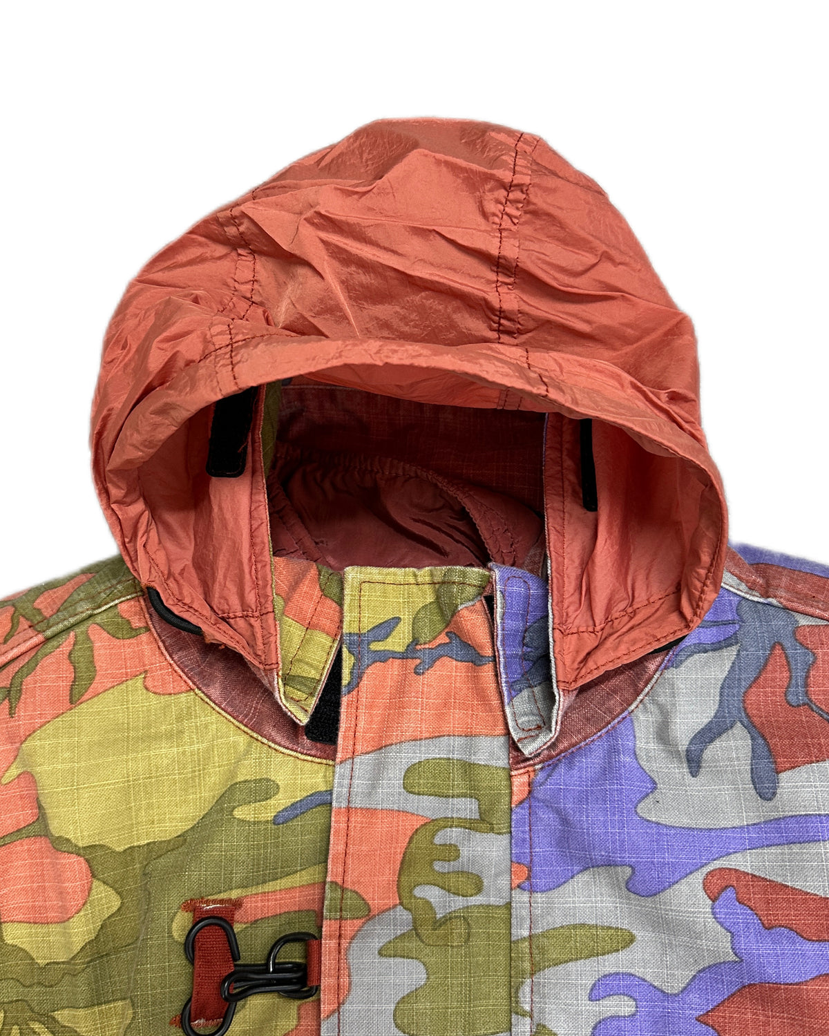 Stone Island 2022 Heritage Camo Ripstop Nylon Watro Jacket - L