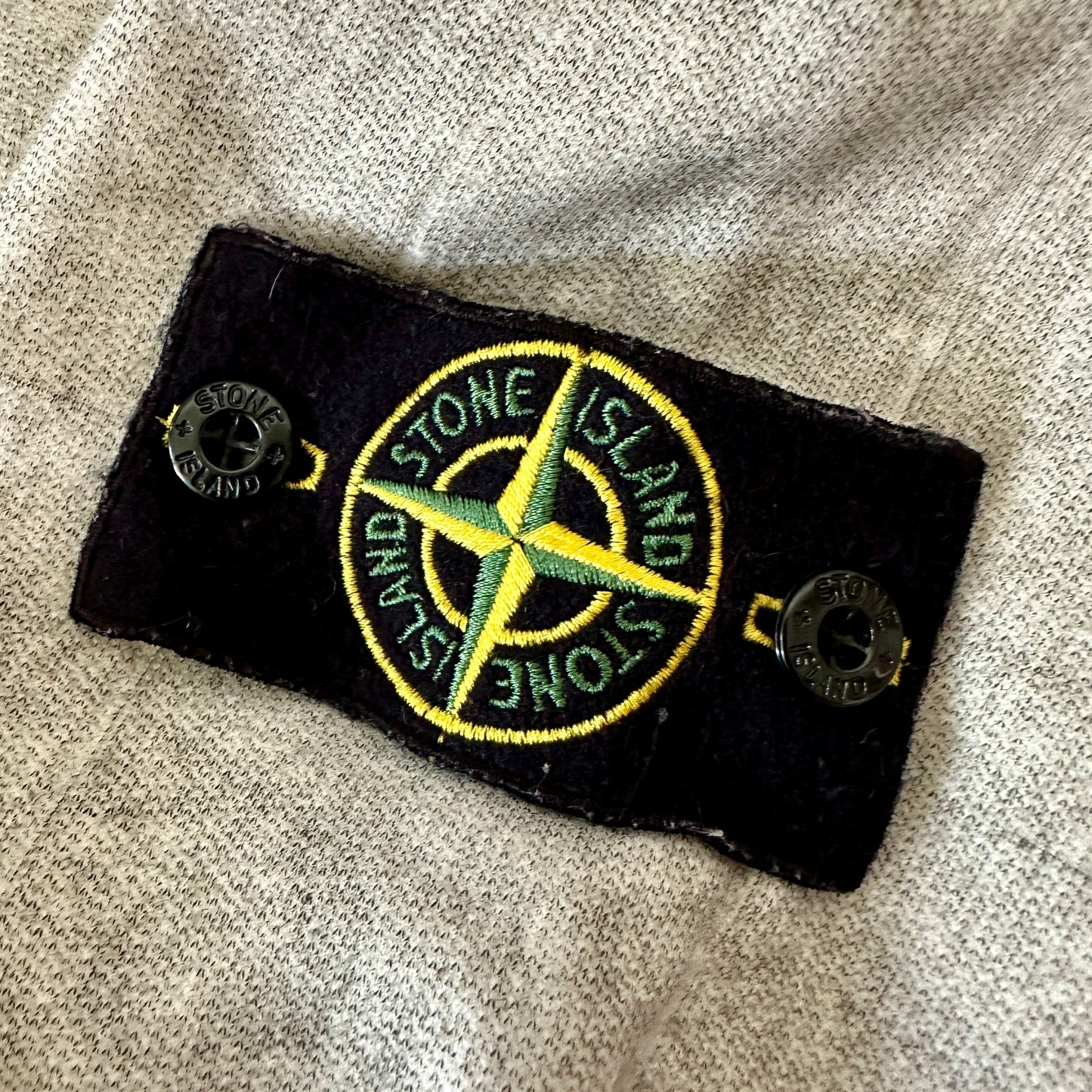 Stone Island 2017 House Check Dust Colour Treatment Grey- M - Made in Italy