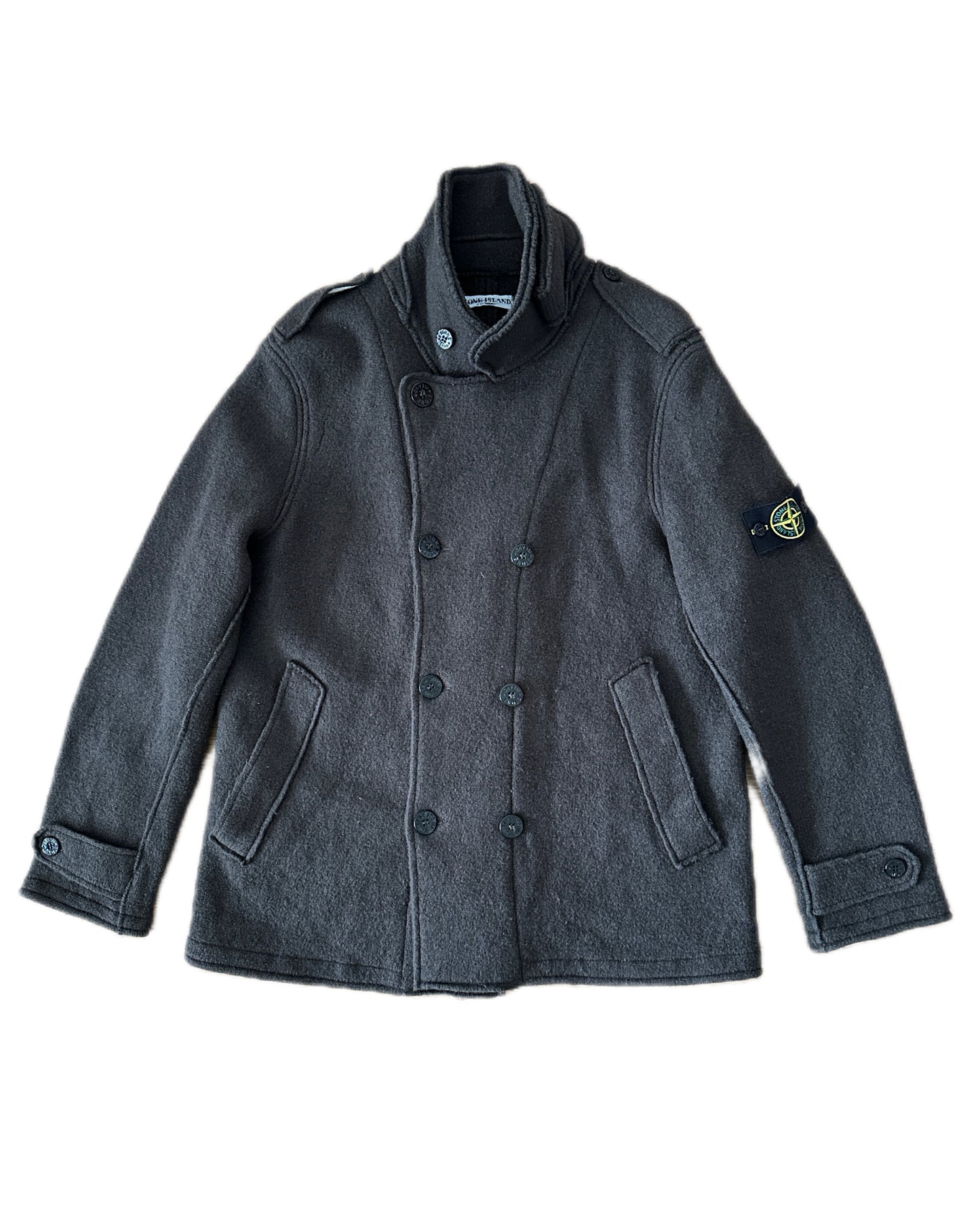 Stone Island 2010 Pure Wool Caban Jacket - XXL (fits XL) - Made in Italy