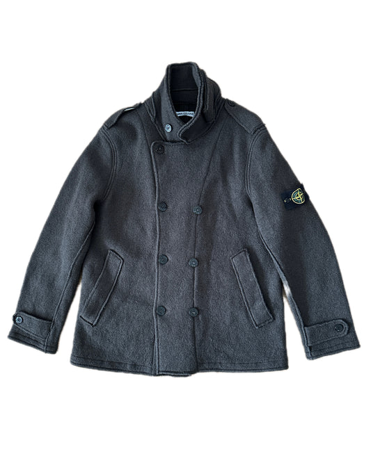 Stone Island 2010 Pure Wool Caban Jacket - XXL (fits XL) - Made in Italy