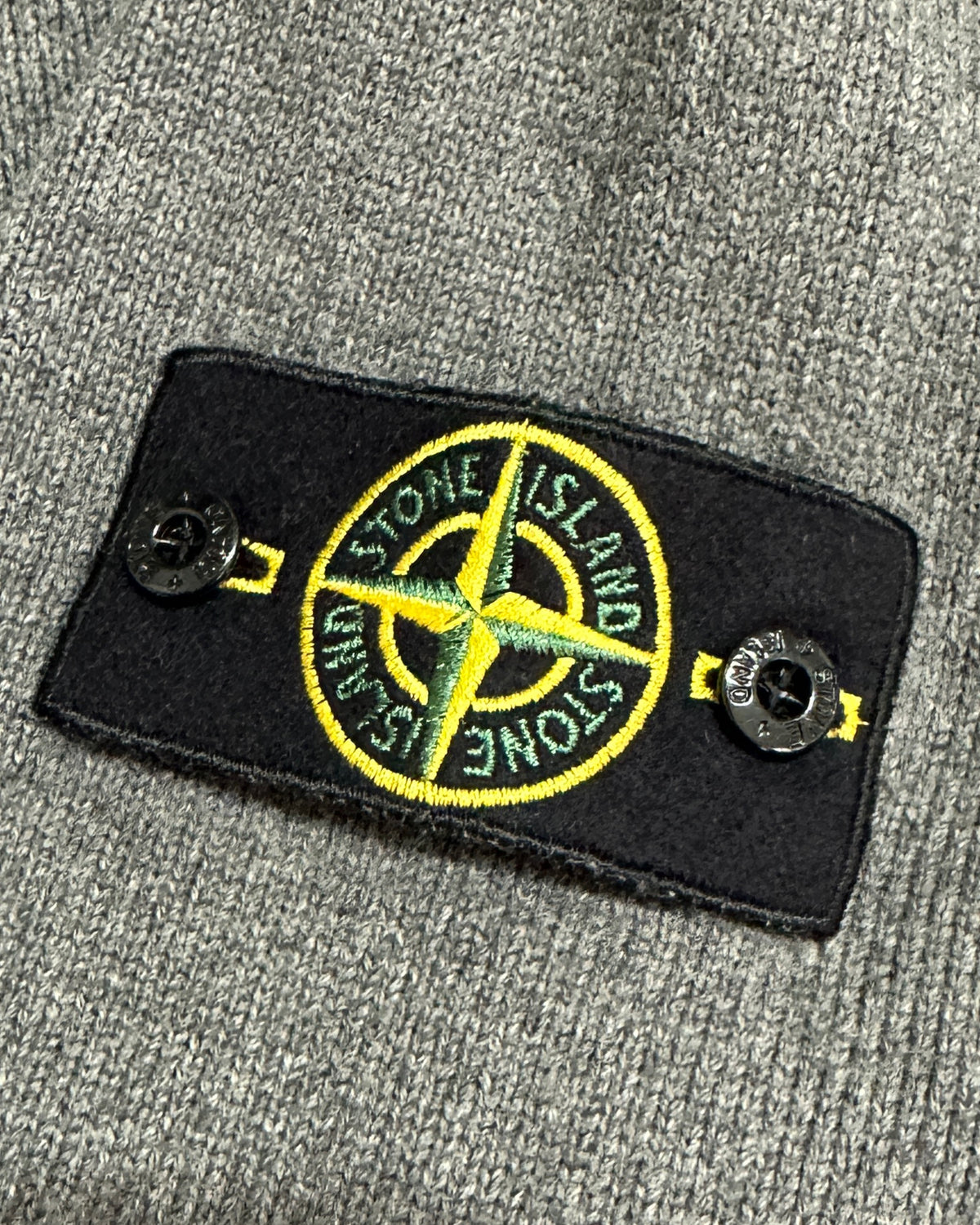 Stone Island 2011 Dark Grey Knit Zip Jacket - L - Made in Italy